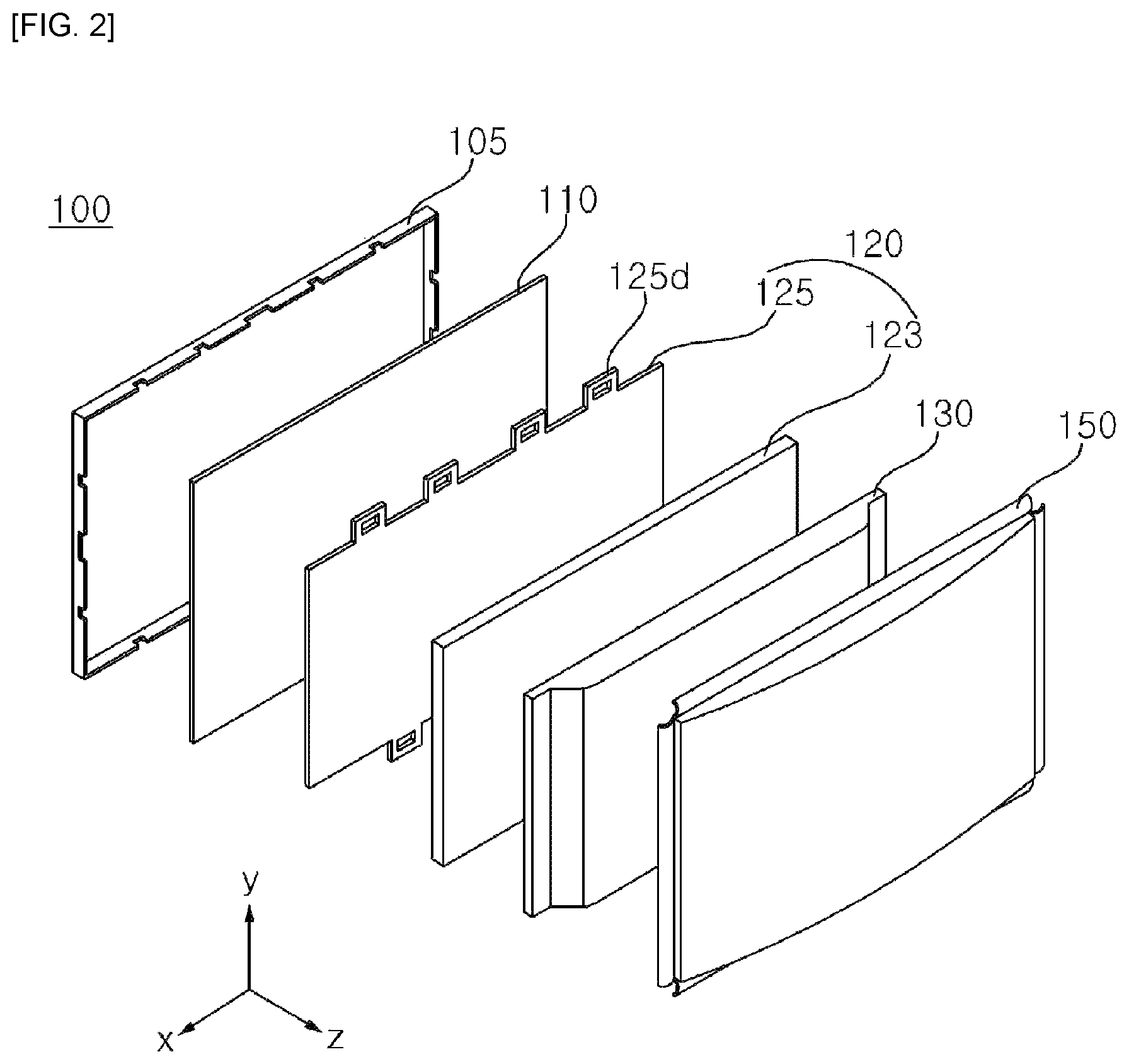 Patent US12455469 Figure 2 – Display device capable of effectively dissipating heat of board