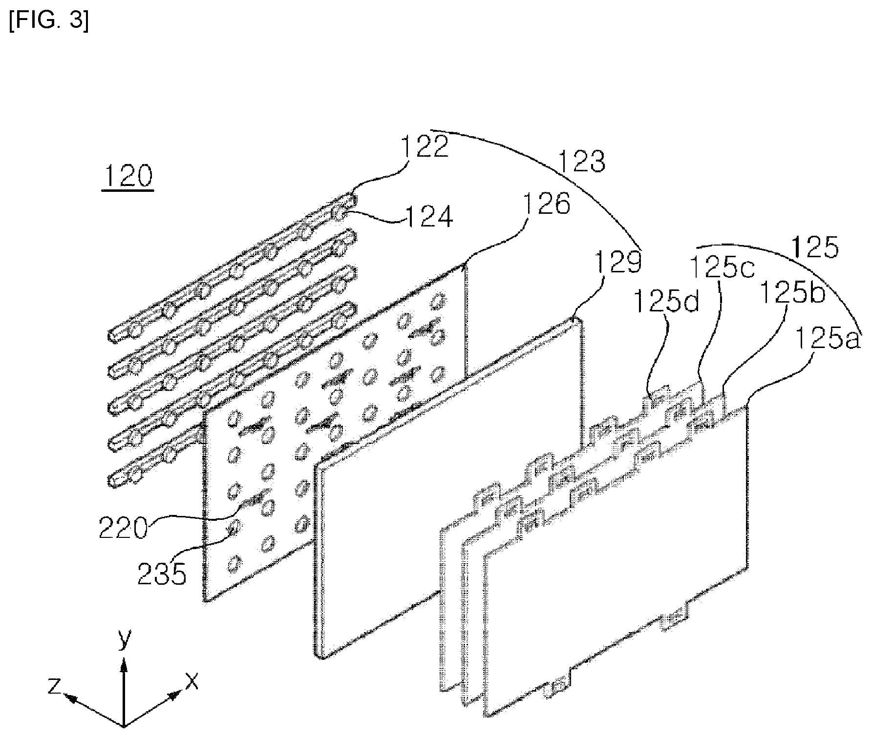 Patent US12455469 Figure 3 – Display device capable of effectively dissipating heat of board