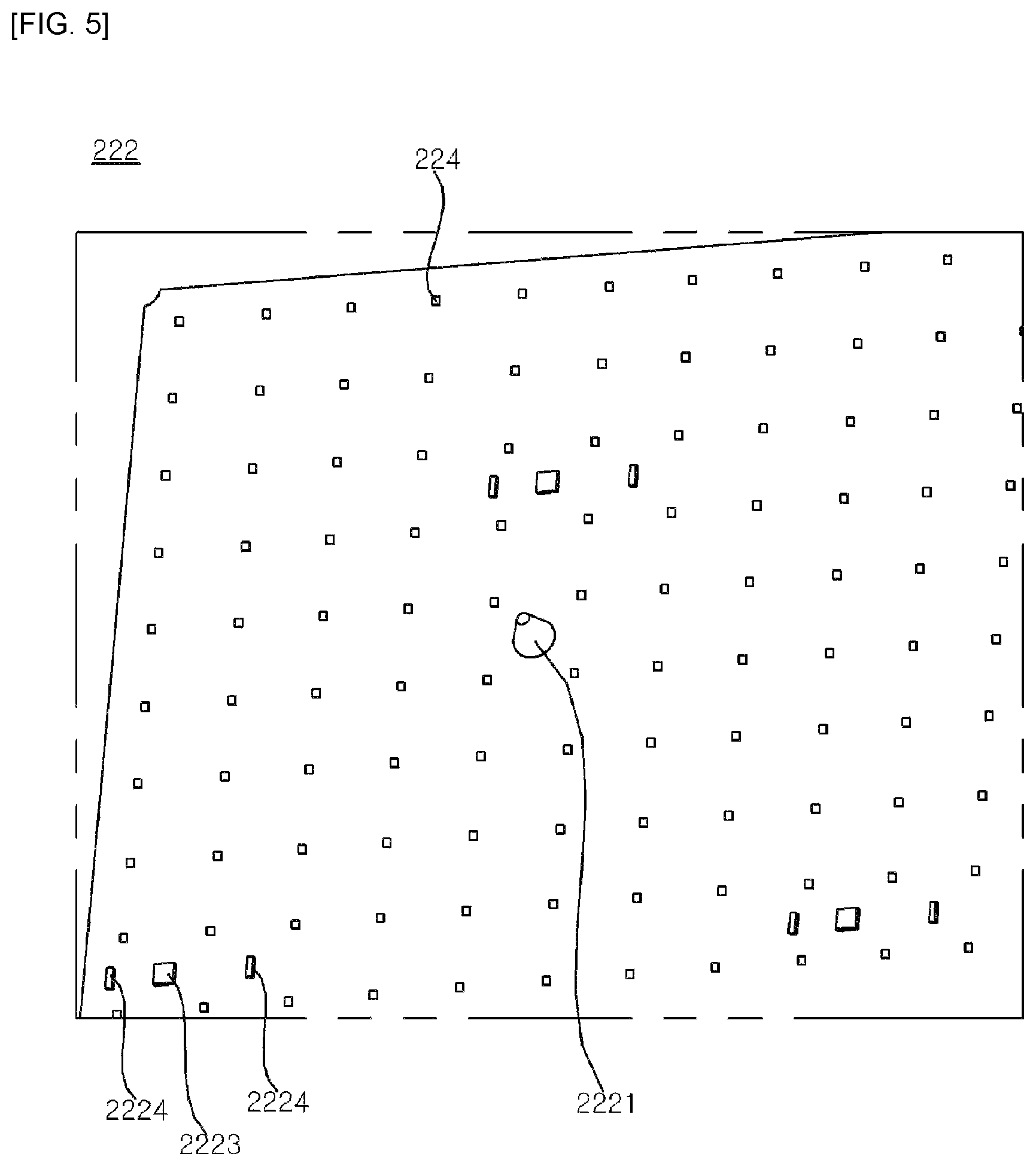 Patent US12455469 Figure 5 – Display device capable of effectively dissipating heat of board