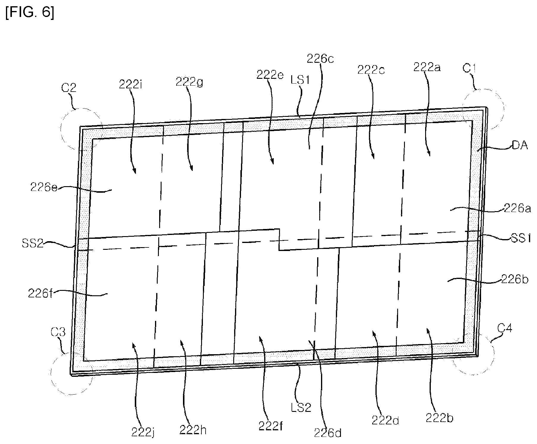 Patent US12455469 Figure 6 – Display device capable of effectively dissipating heat of board