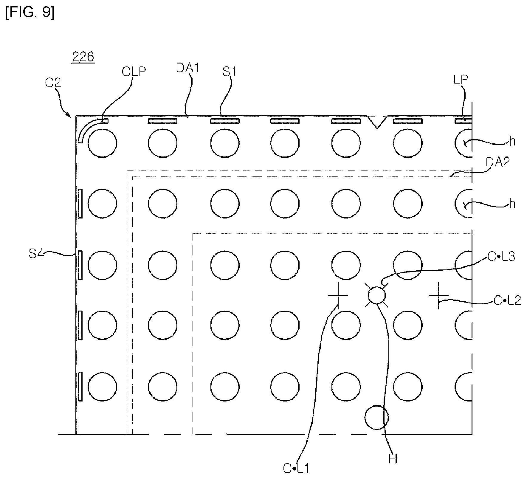 Patent US12455469 Figure 9 – Display device capable of effectively dissipating heat of board
