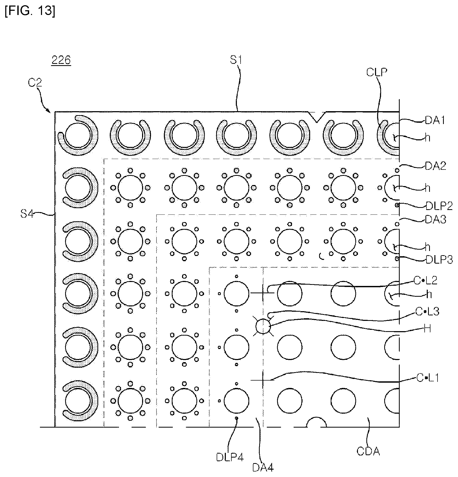 Patent US12455469 Figure 13 – Display device capable of effectively dissipating heat of board