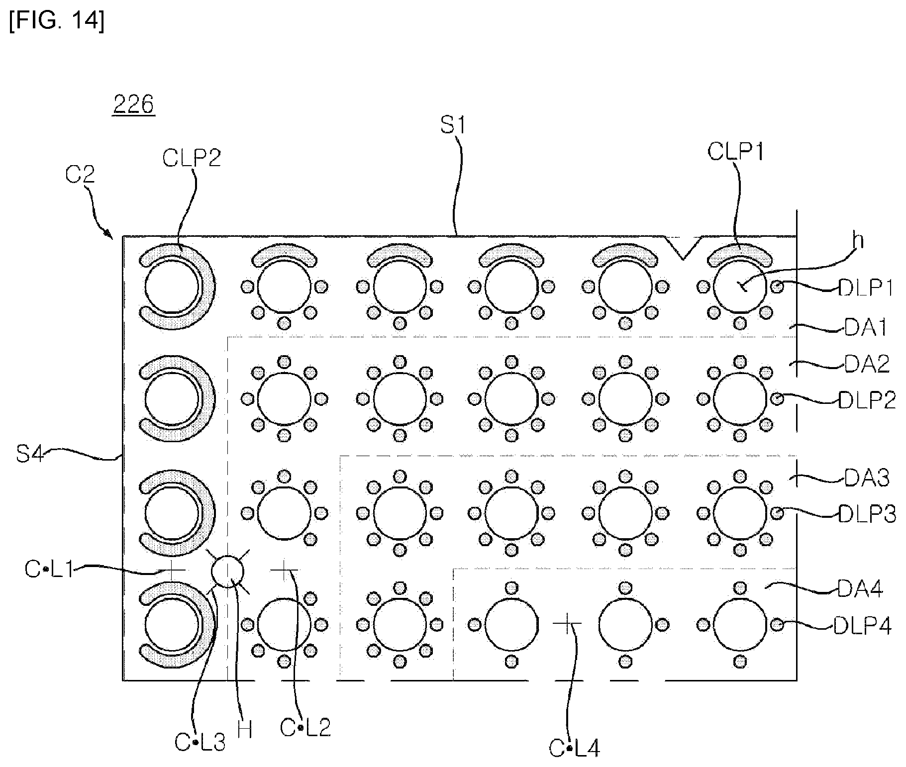 Patent US12455469 Figure 14 – Display device capable of effectively dissipating heat of board