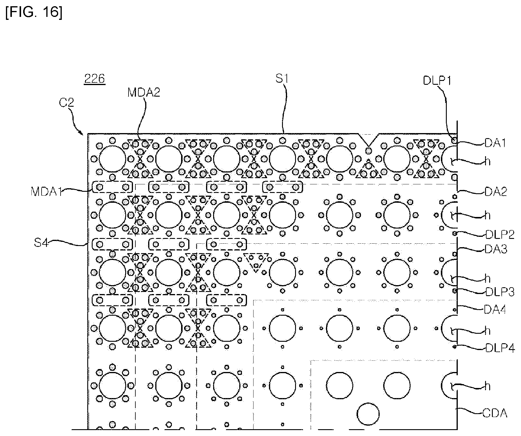 Patent US12455469 Figure 16 – Display device capable of effectively dissipating heat of board