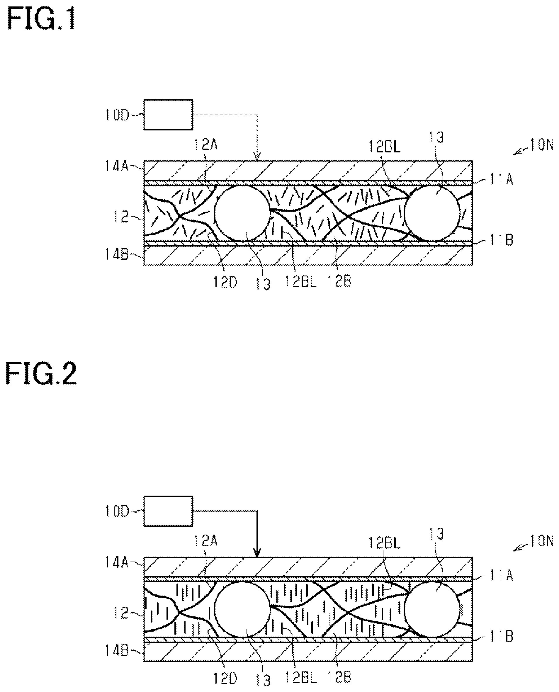 Patent US12455471 Figure 1 – Light control sheet