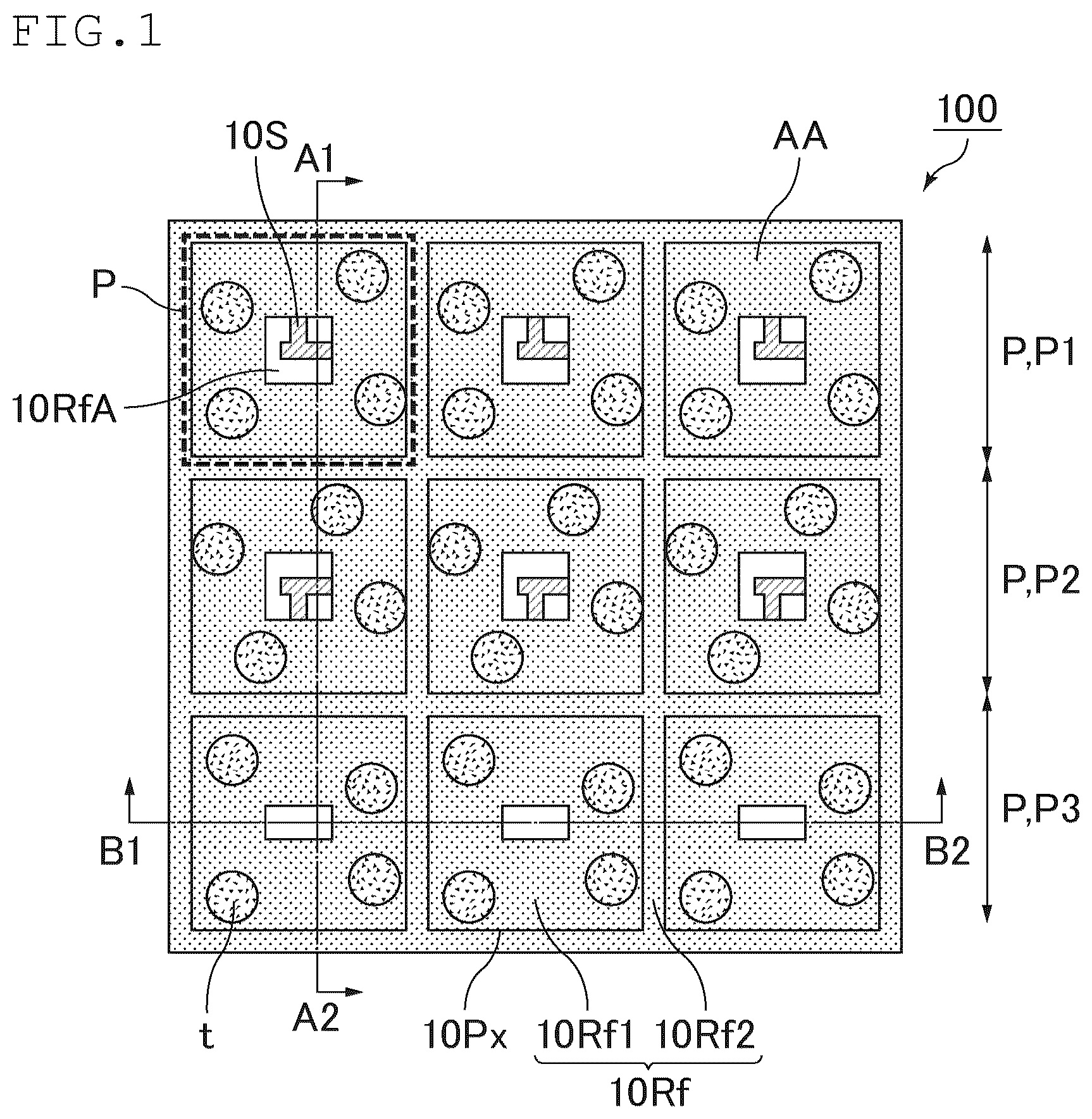 Patent US12455473 — Liquid crystal display device — Figure 1