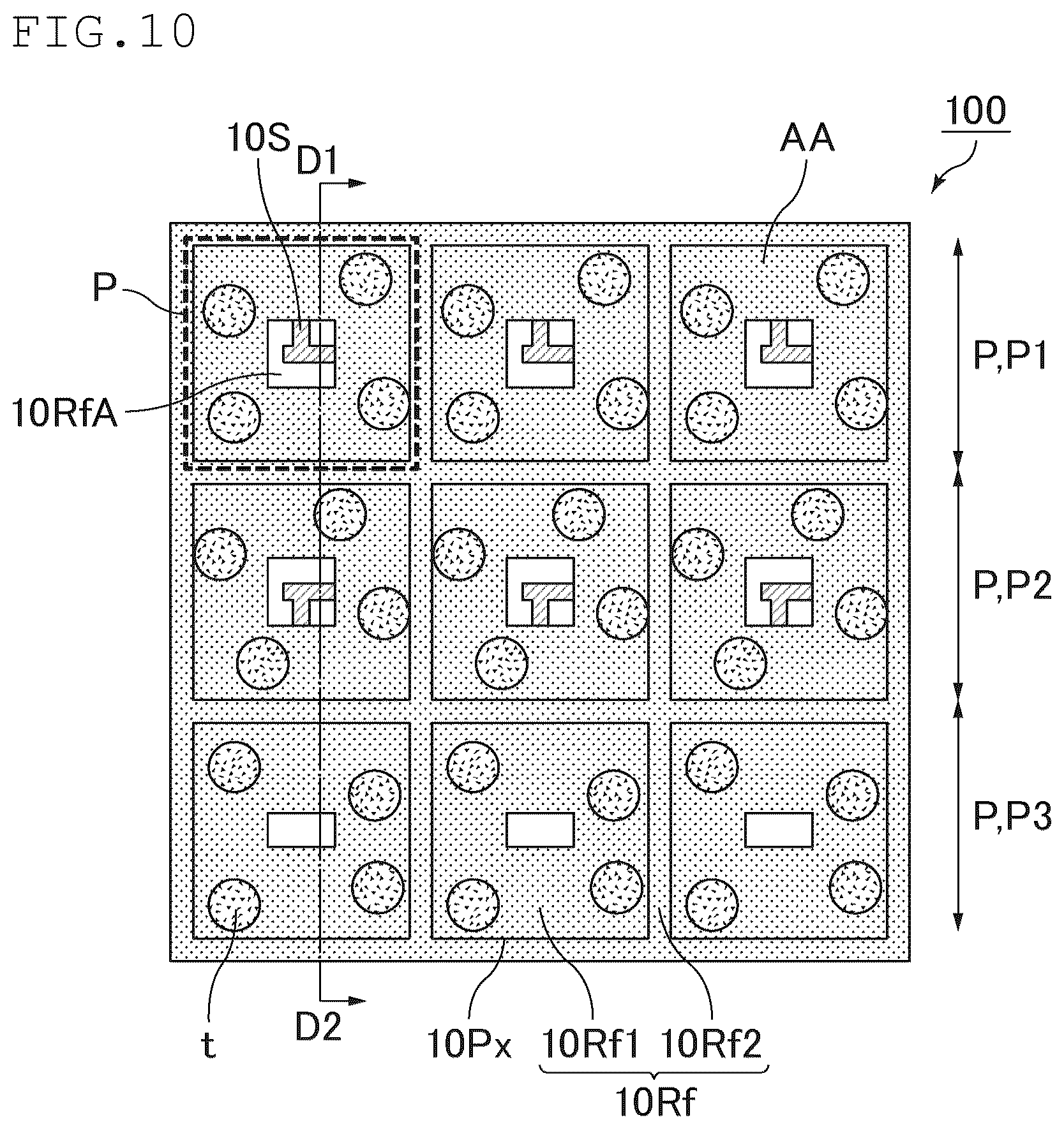 Patent US12455473 Figure 8 – Liquid crystal display device