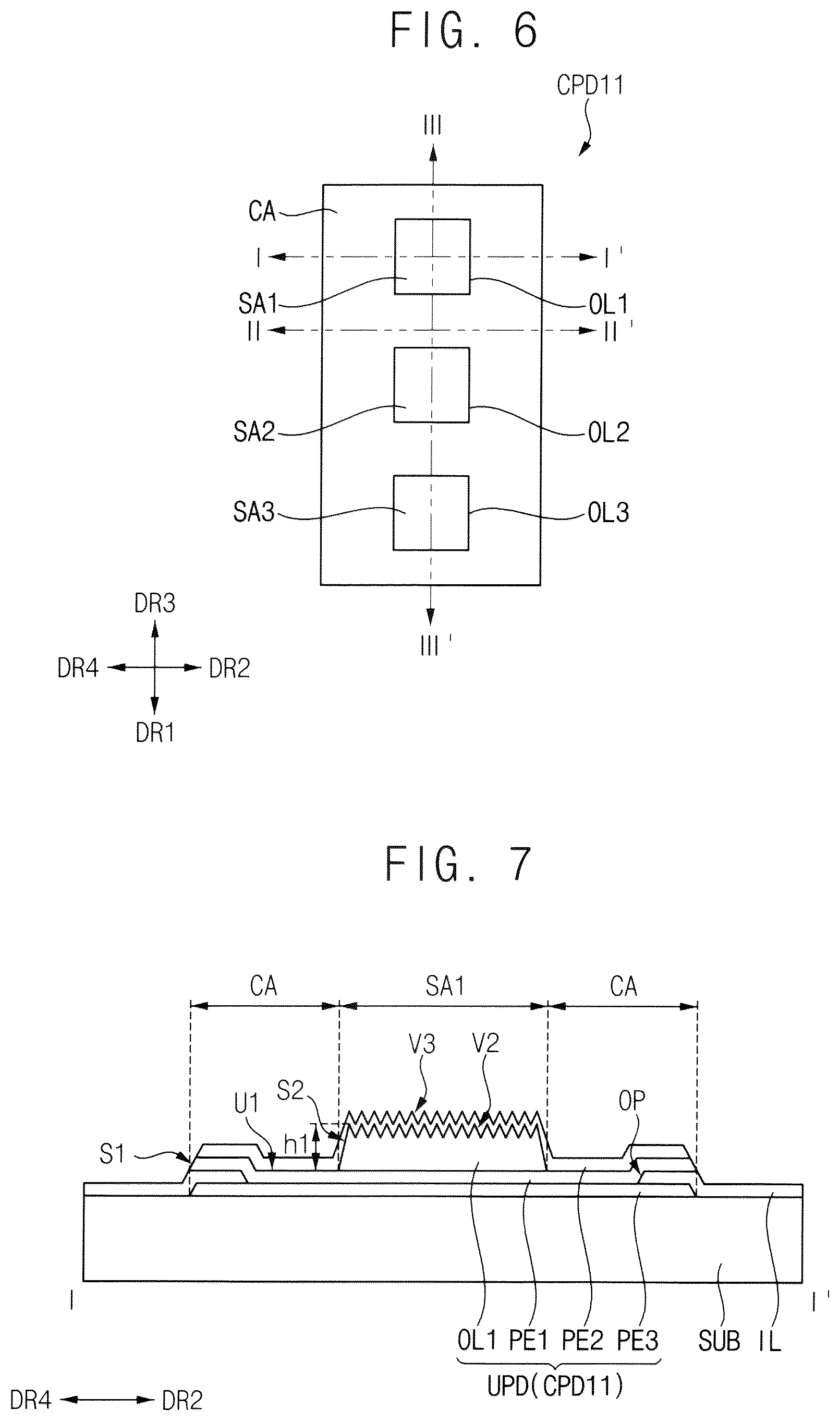 Patent US12455479 Figure 5 – Display panel and display device with uneven pads having island-like structures