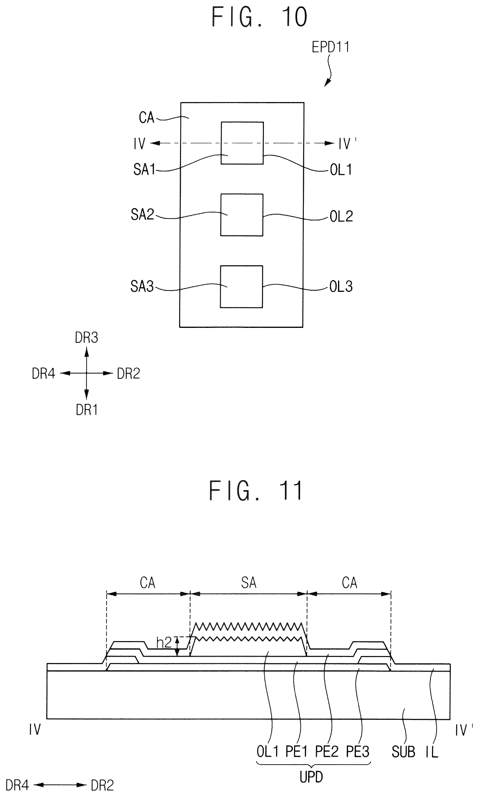 Patent US12455479 Figure 7 – Display panel and display device with uneven pads having island-like structures