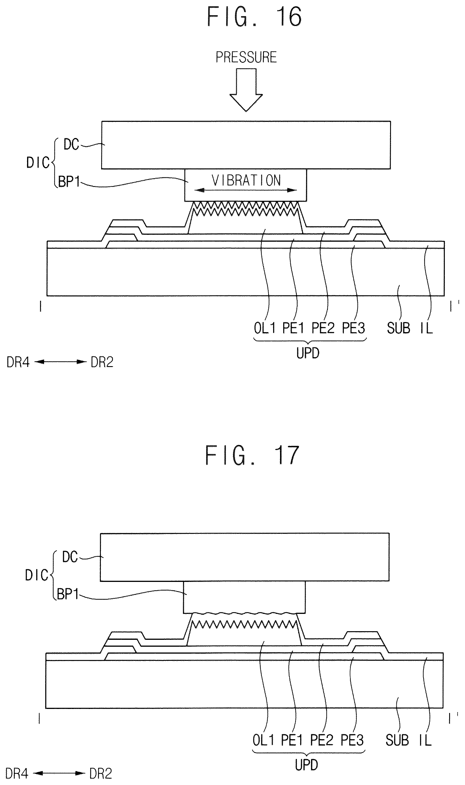 Patent US12455479 Figure 10 – Display panel and display device with uneven pads having island-like structures
