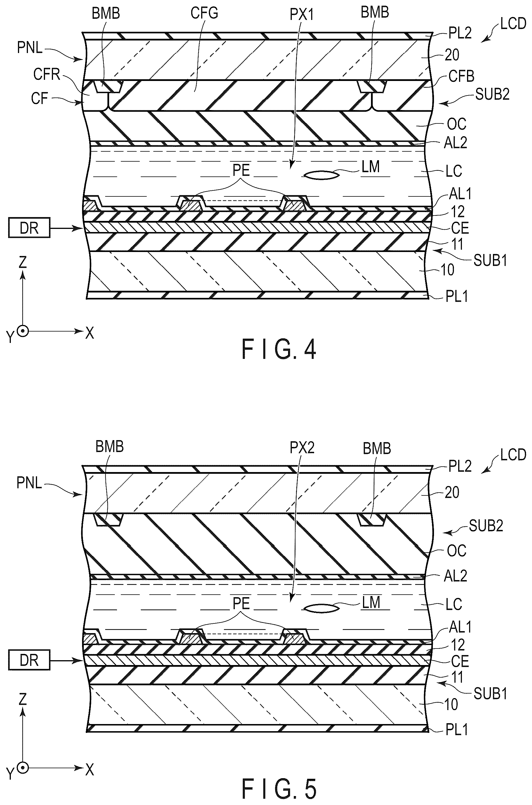 Patent US12455482 Figure 4 – Electronic apparatus incorporating a liquid crystal element