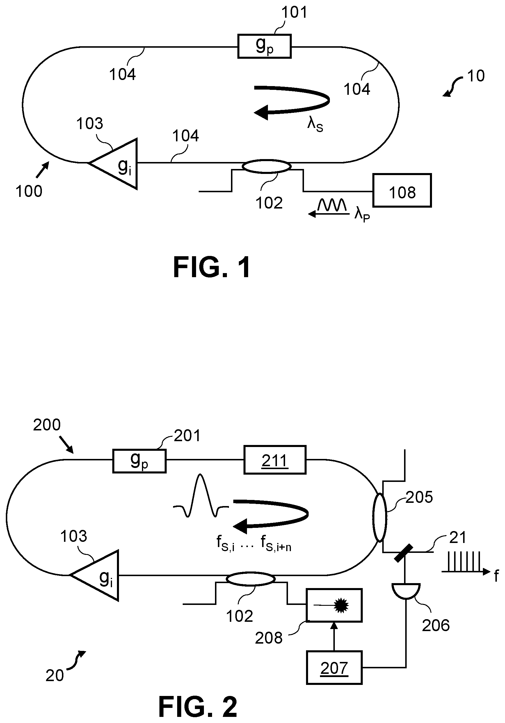 Patent US12455493 Figure 1 – Active optical resonator for frequency conversion