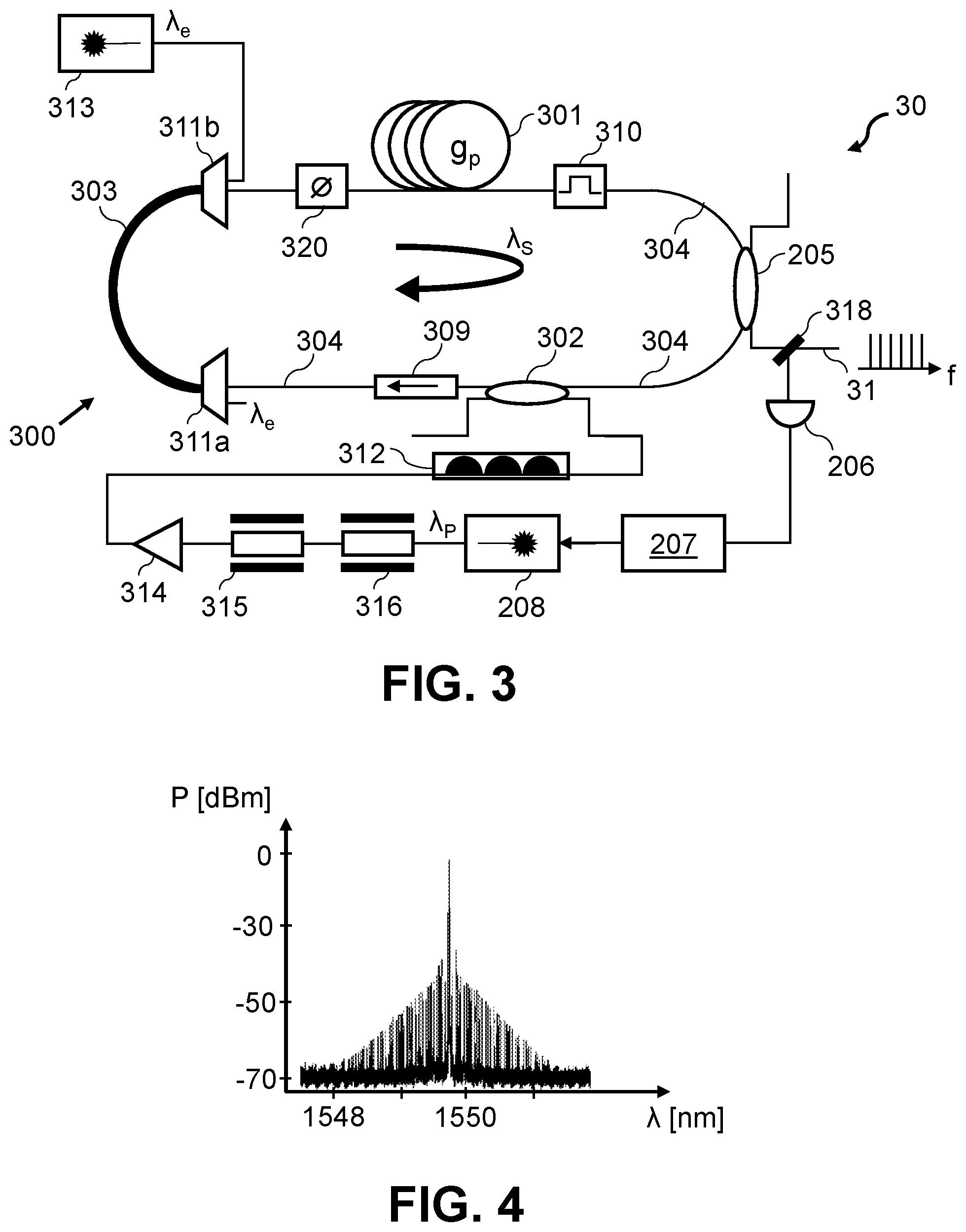 Patent US12455493 Figure 2 – Active optical resonator for frequency conversion
