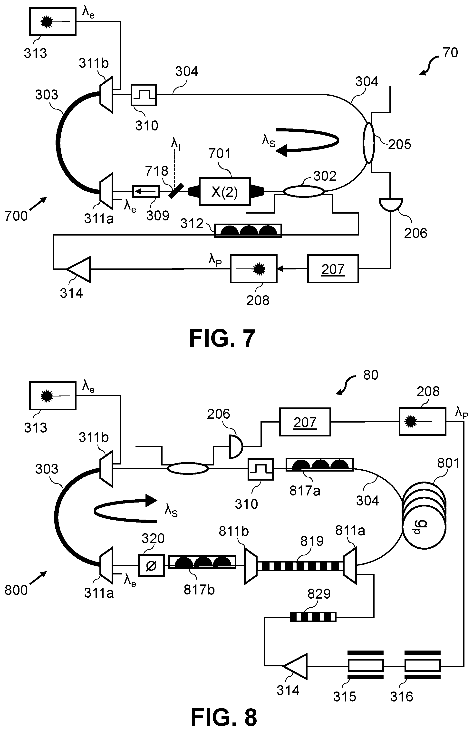 Patent US12455493 Figure 4 – Active optical resonator for frequency conversion