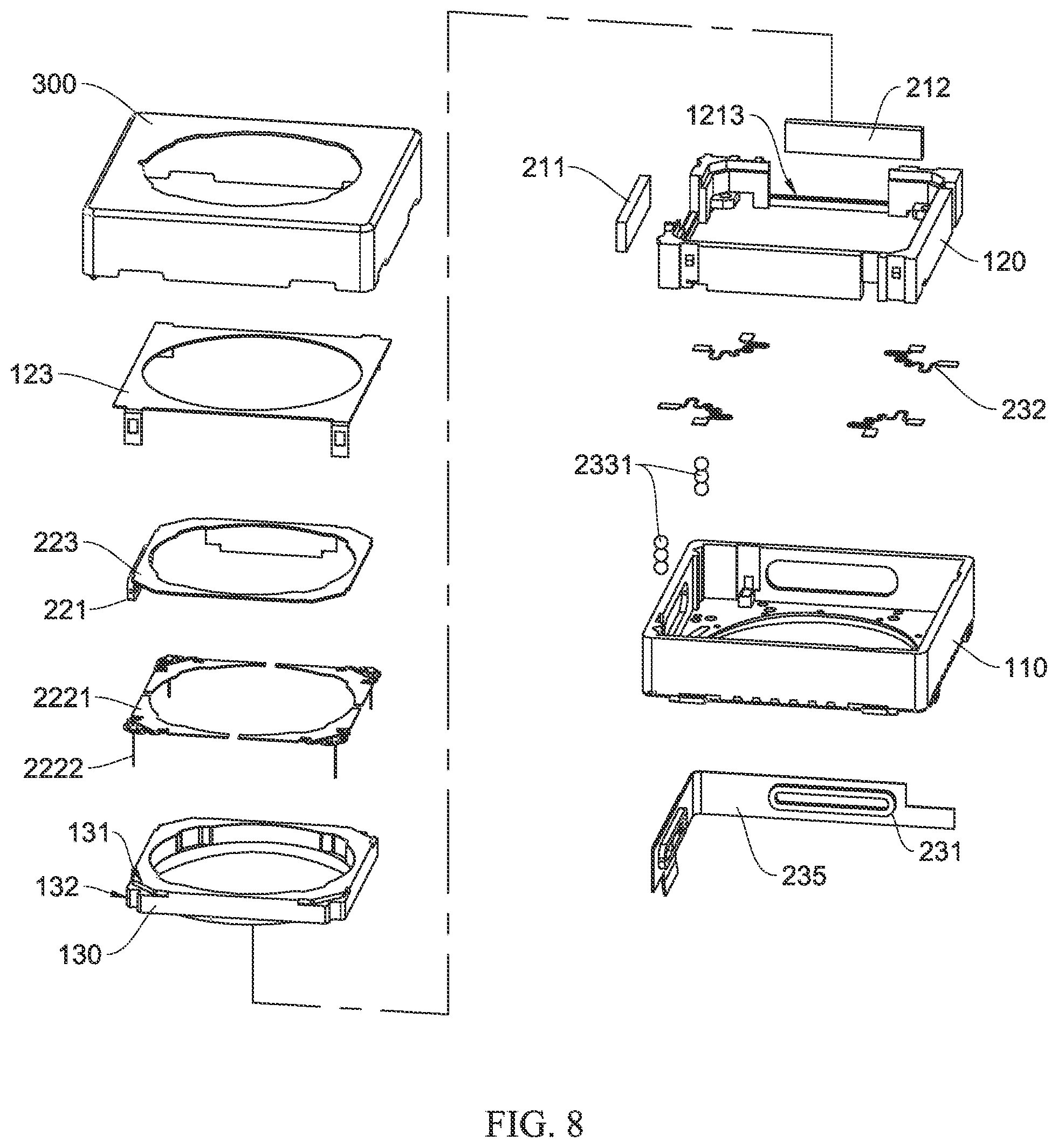 Patent US12455495 Figure 6 – Lens module and electronic device