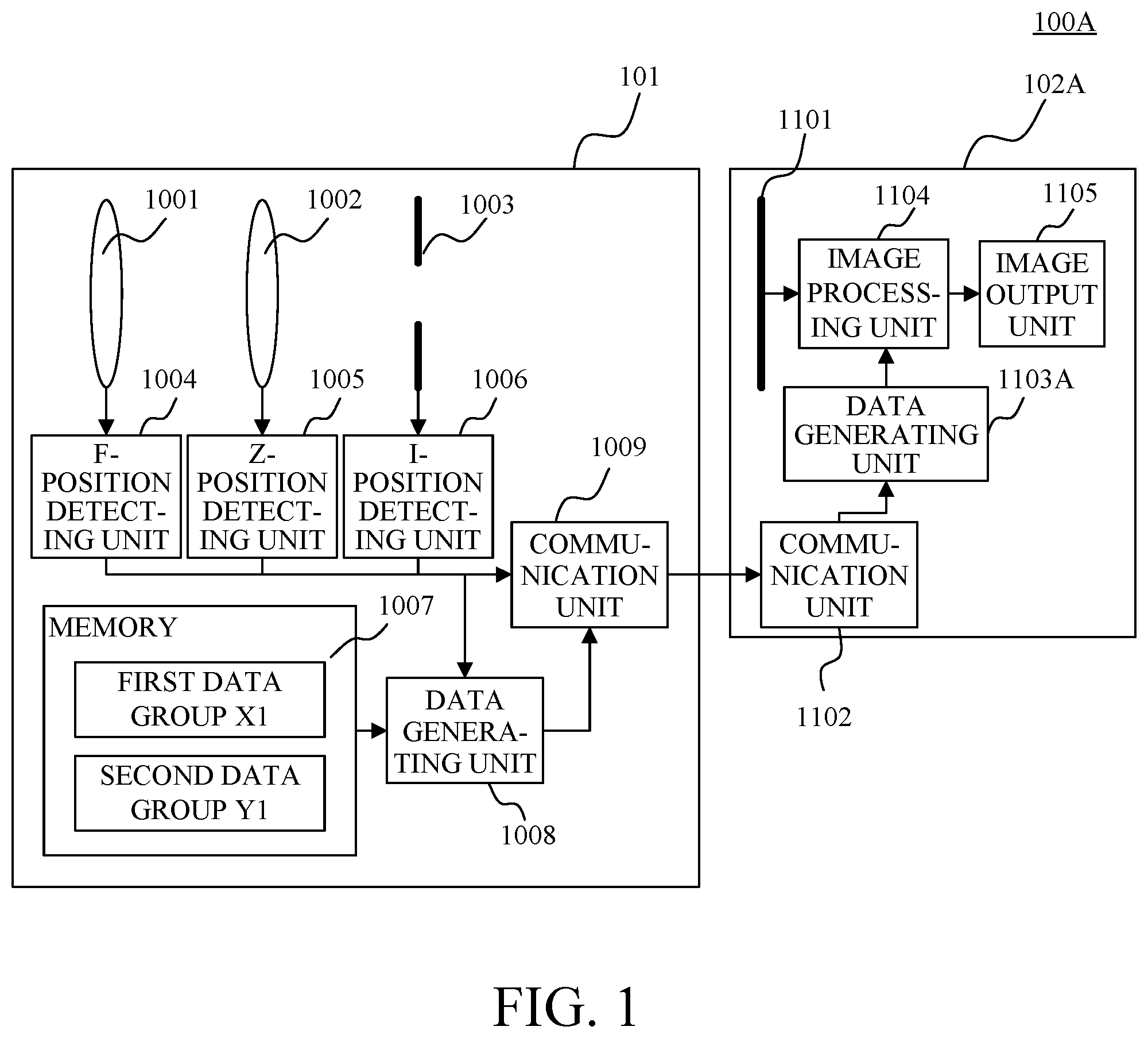 Patent US12455499 Figure 1 – Accessory, image pickup apparatus, image pickup system, accessory control method, and storage medium