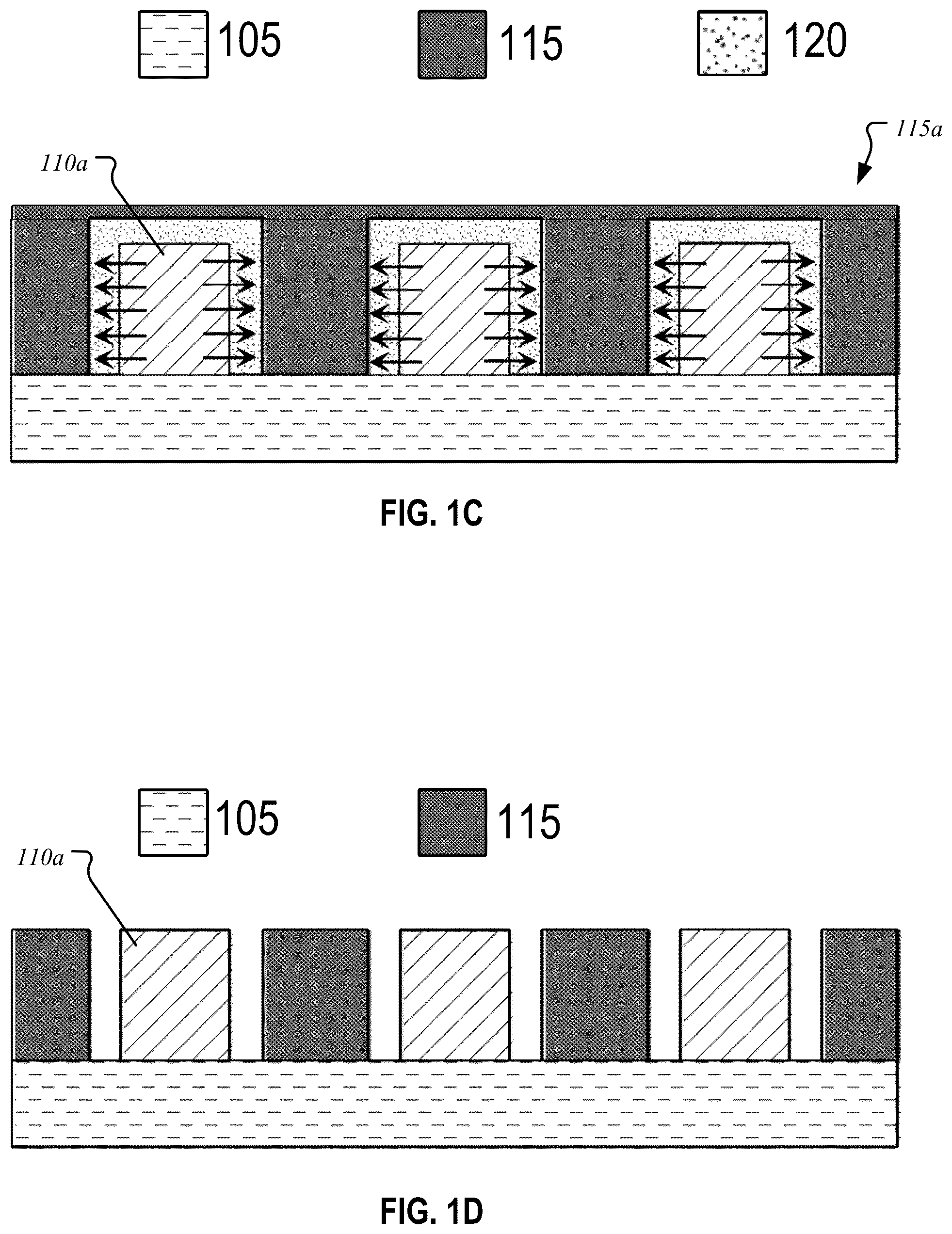 Patent US12455507 Figure 2 – Method for removing material overburden via enhanced freeze-less anti-spacer formation using a bilayer system