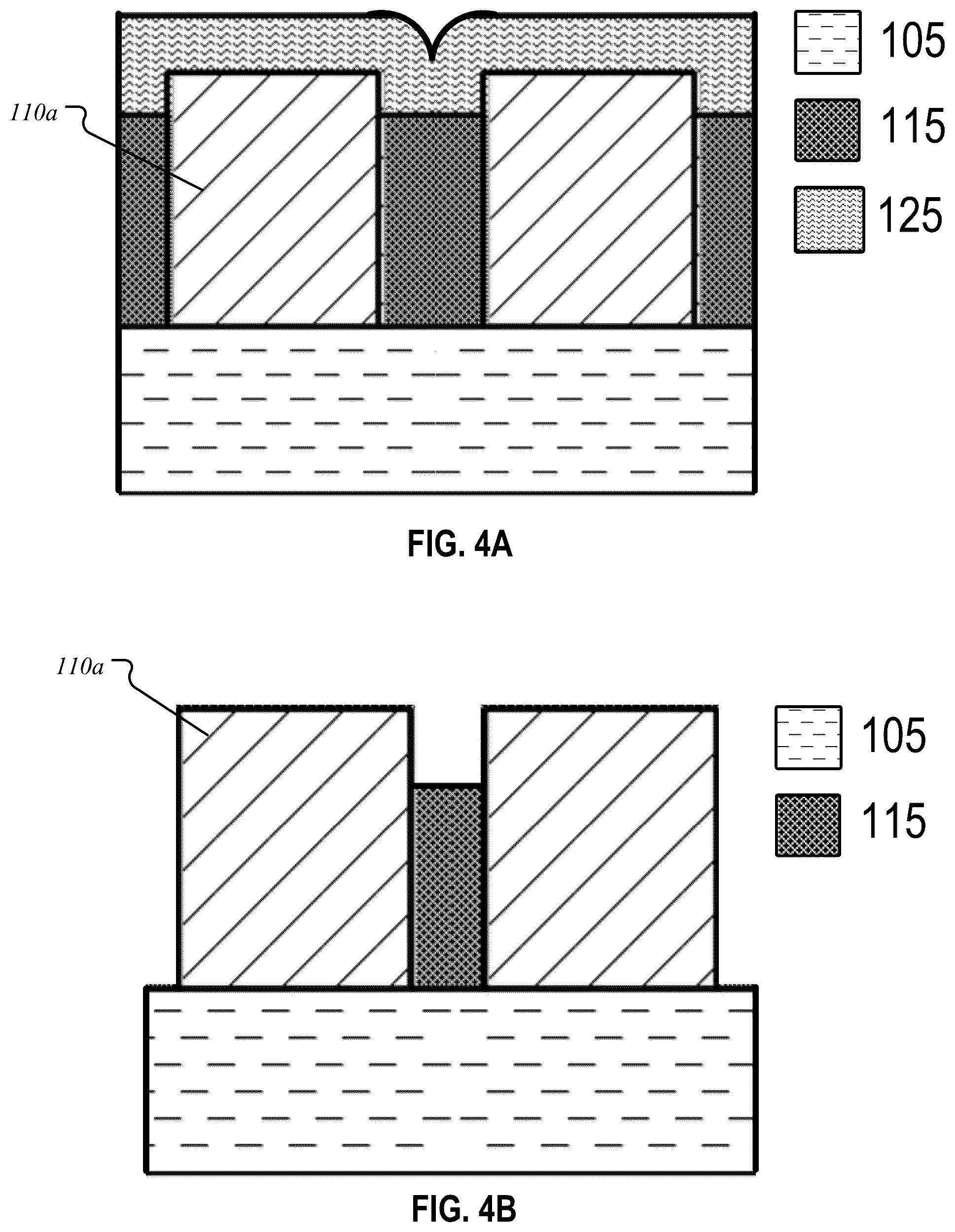 Patent US12455507 Figure 7 – Method for removing material overburden via enhanced freeze-less anti-spacer formation using a bilayer system
