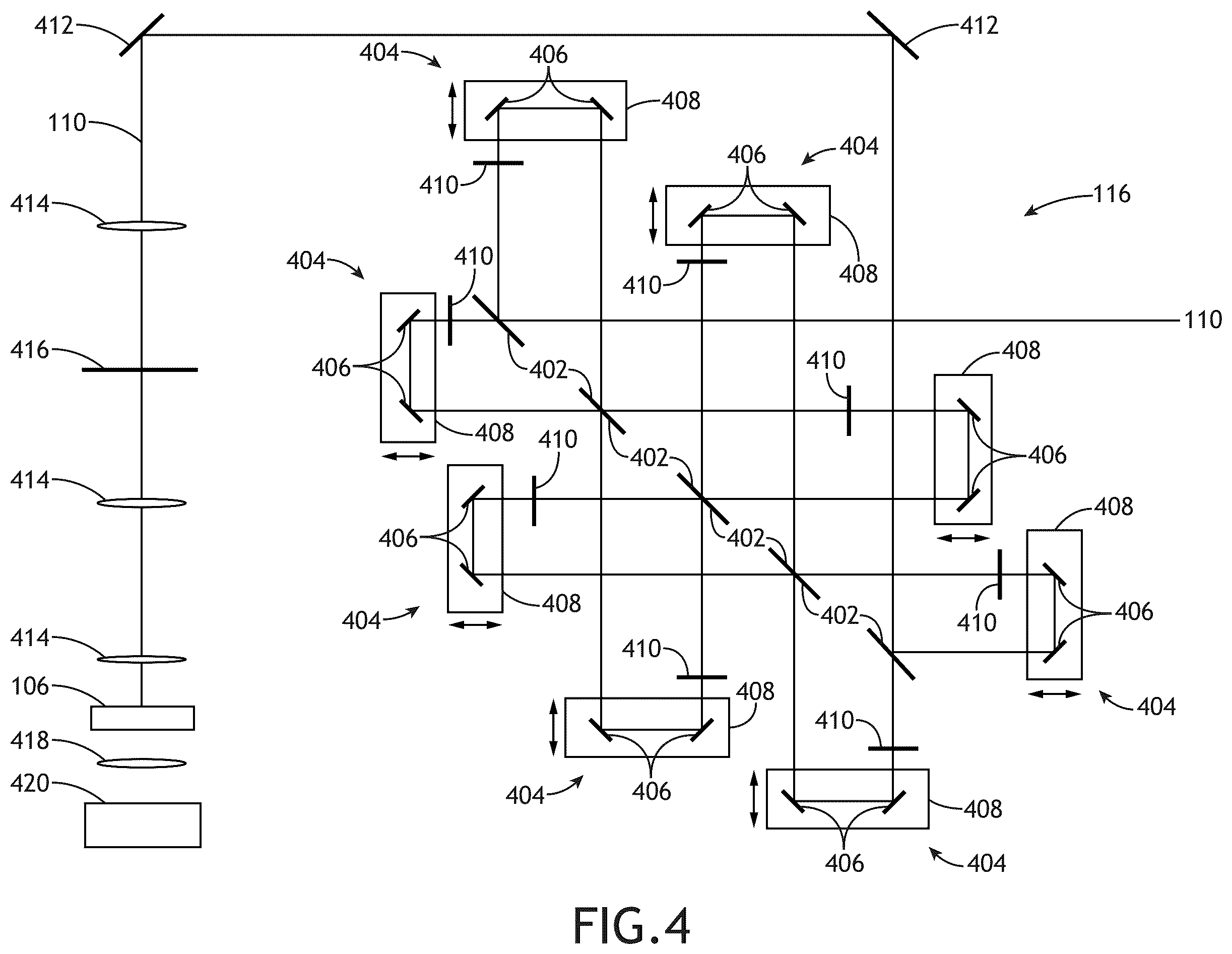 Patent US12455508 Figure 4 – Nanolithography using pulsed laser direct writing