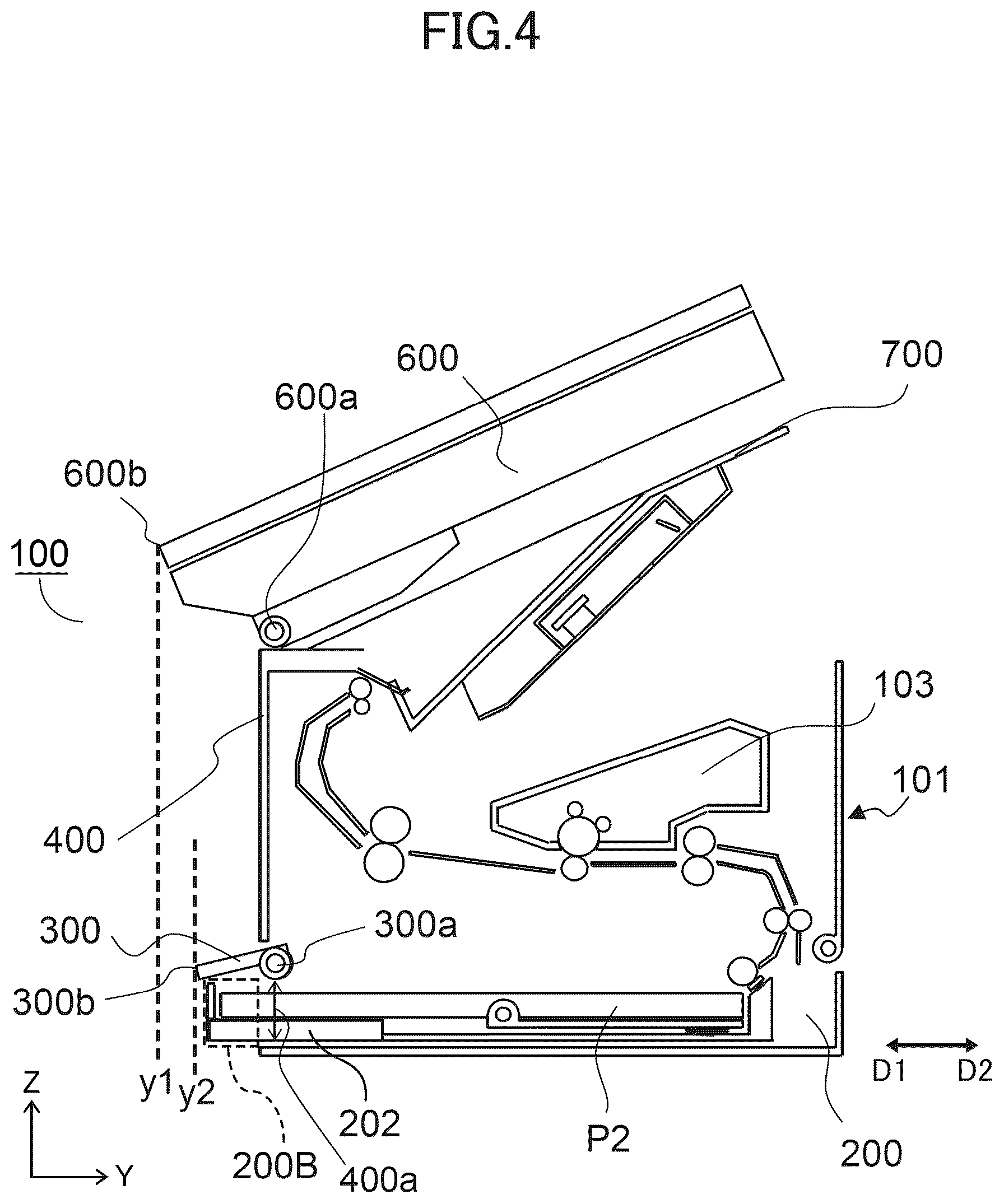 Patent US12455530 Figure 4 – Image forming apparatus