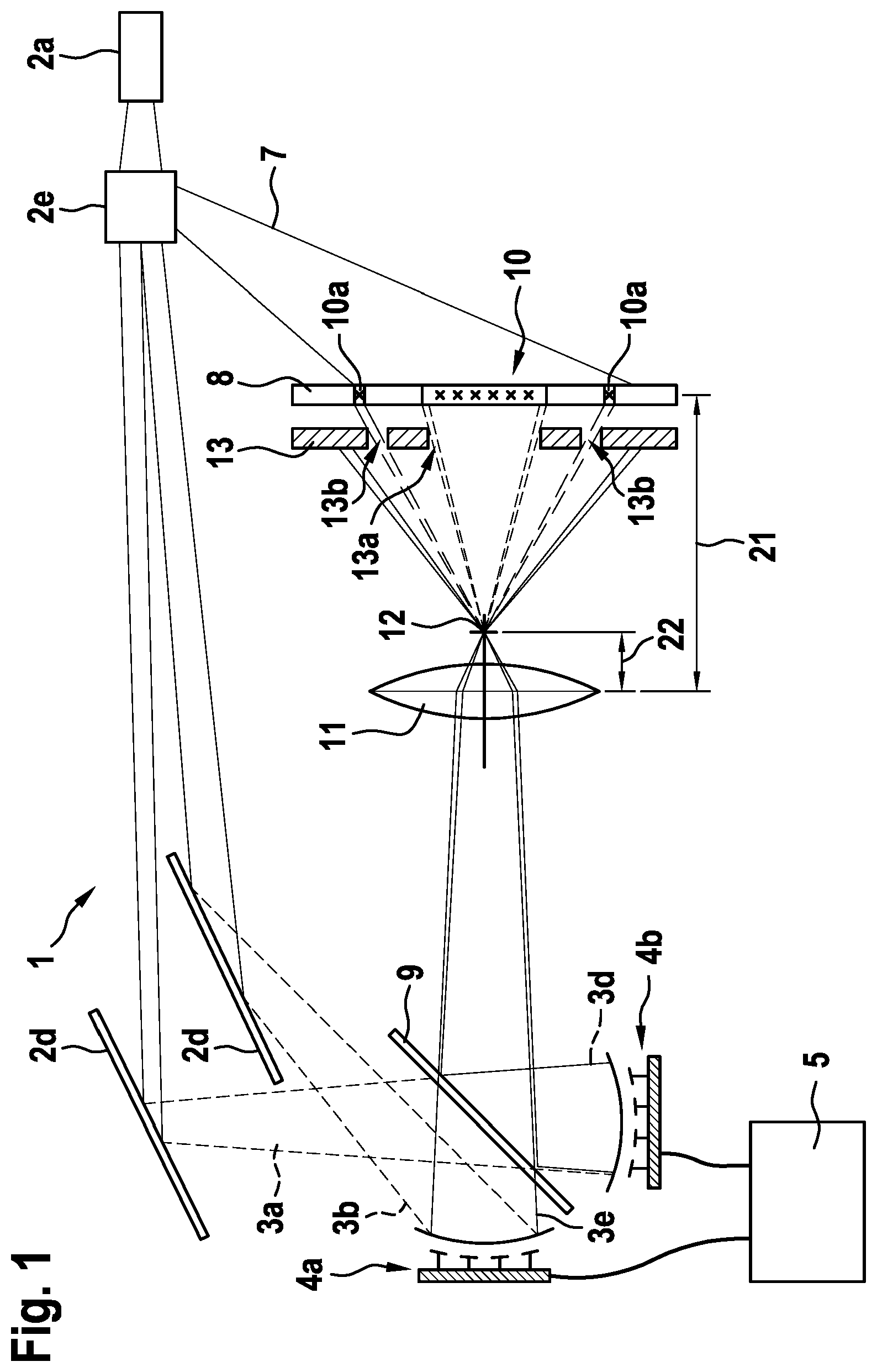 Patent US12455532 Figure 1 – Device and method for manufacturing holographic optical elements