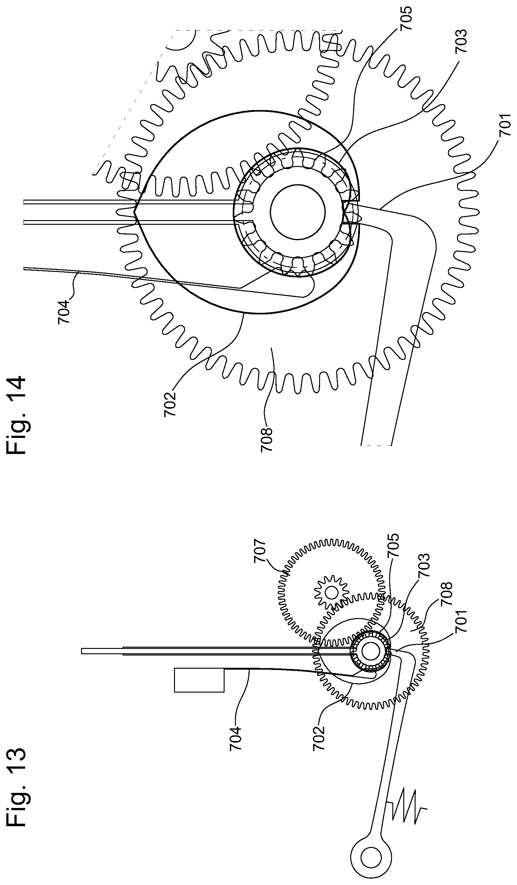 Patent US12455537 Figure 5 – Sympathetic timepiece assembly