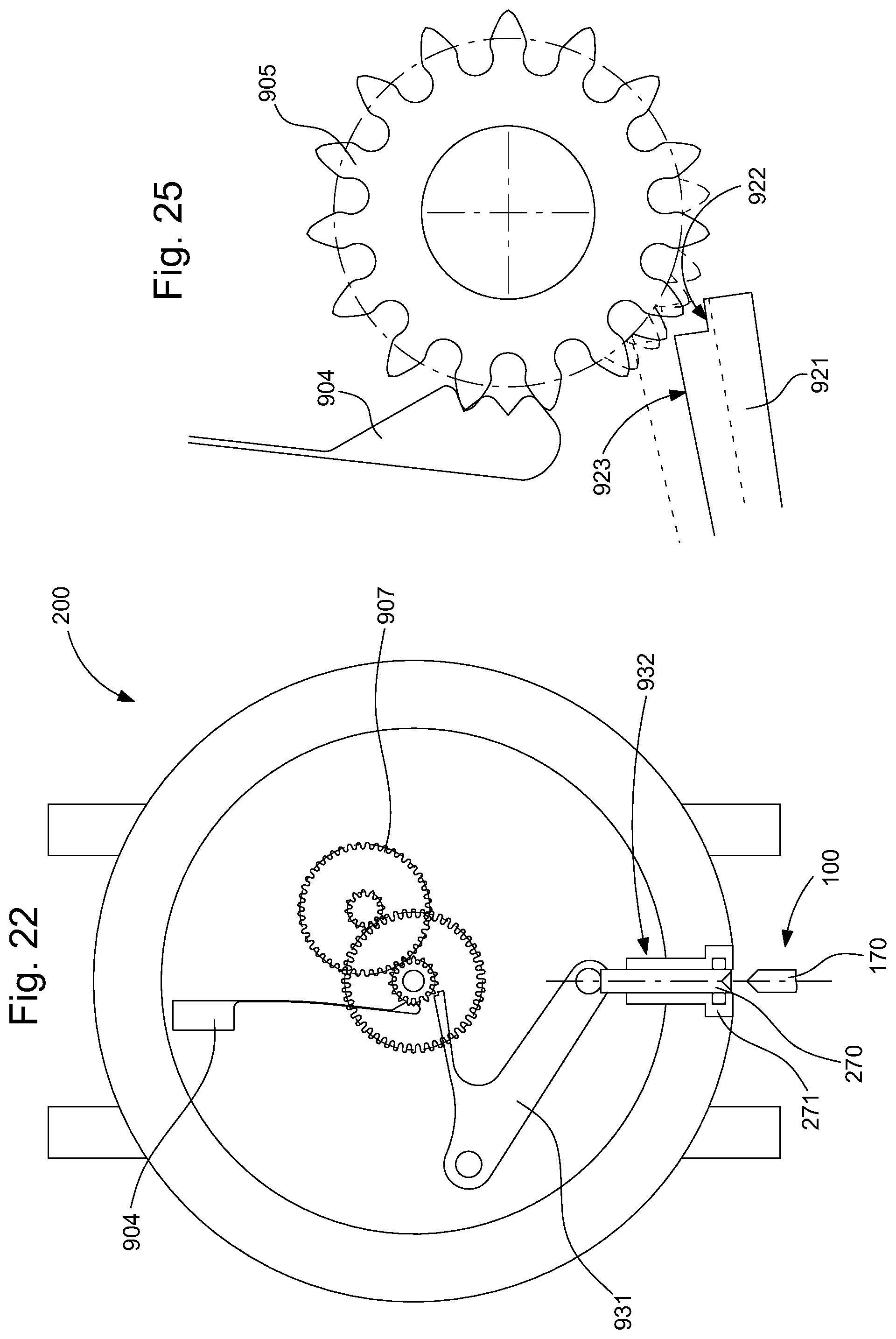 Patent US12455537 Figure 9 – Sympathetic timepiece assembly