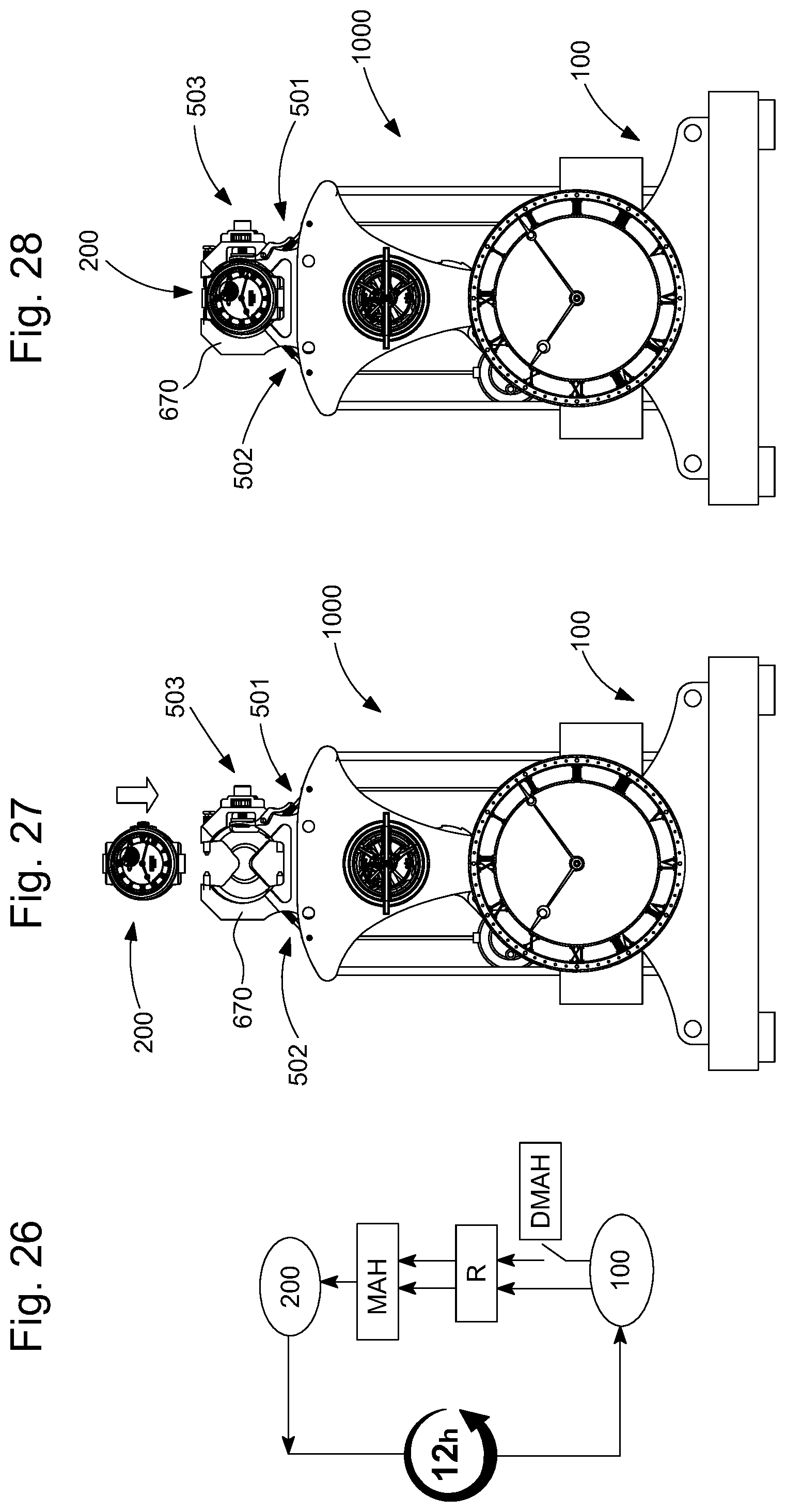Patent US12455537 Figure 11 – Sympathetic timepiece assembly