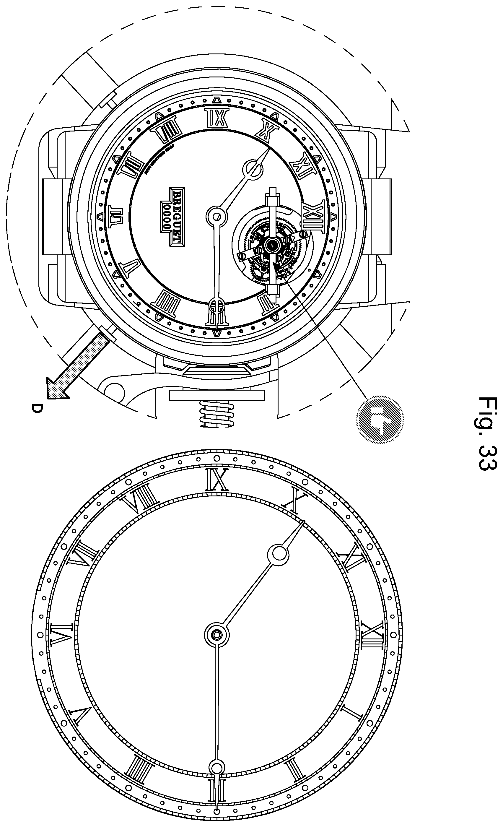 Patent US12455537 Figure 16 – Sympathetic timepiece assembly