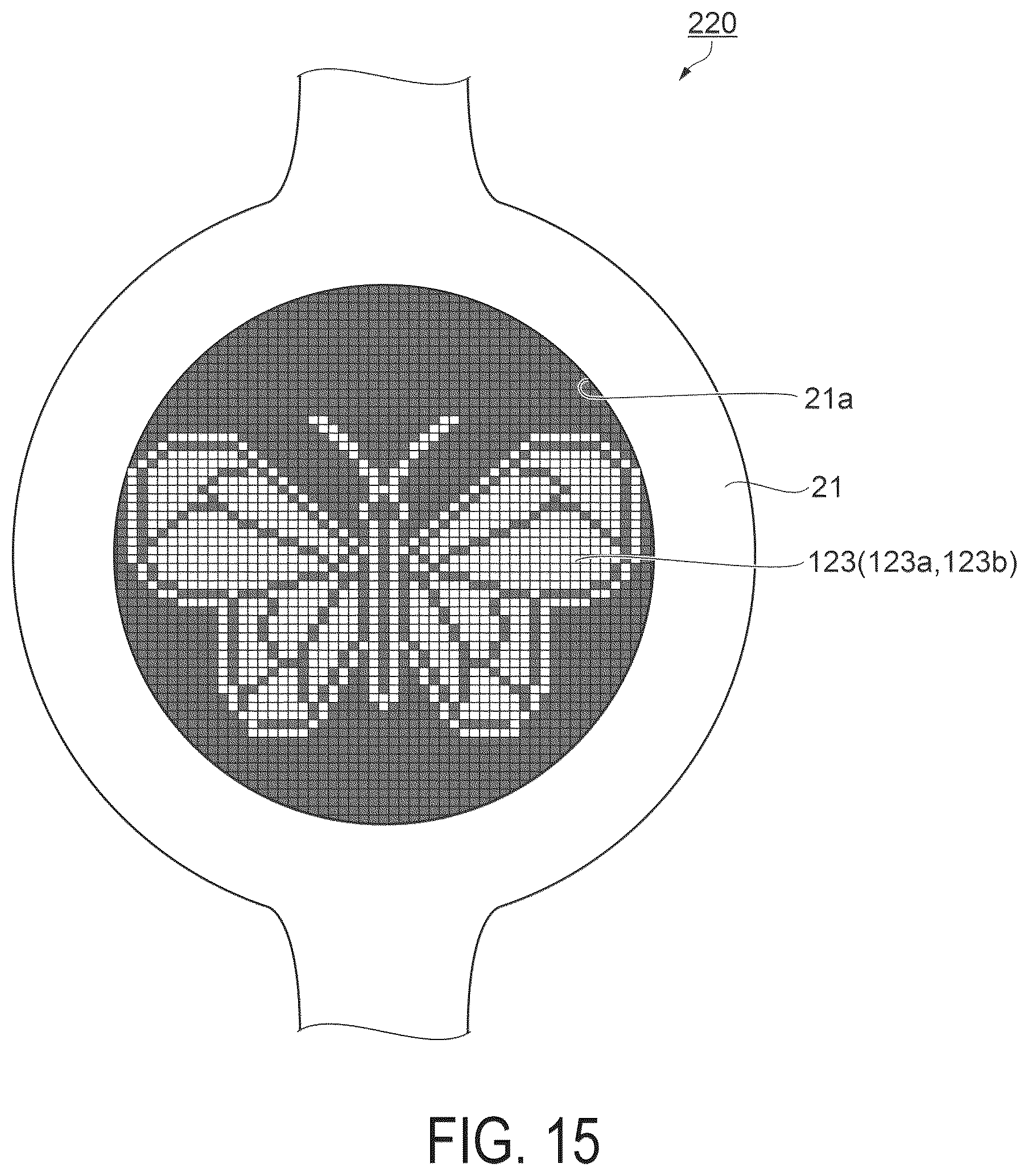 Patent US12455538 Figure 11 – Wrist watch and strap