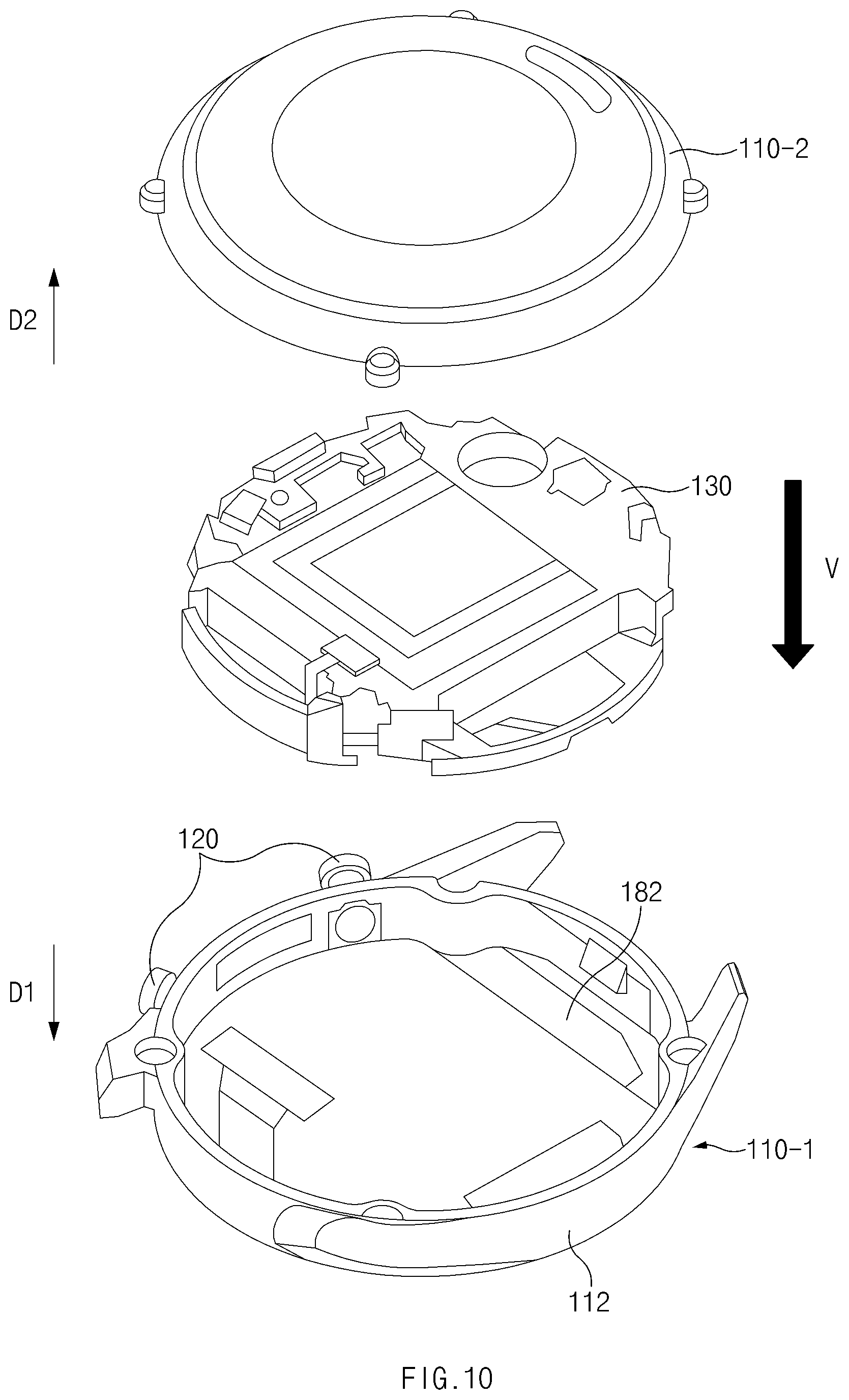 Patent US12455539 Figure 14 – Electronic device comprising electrode button