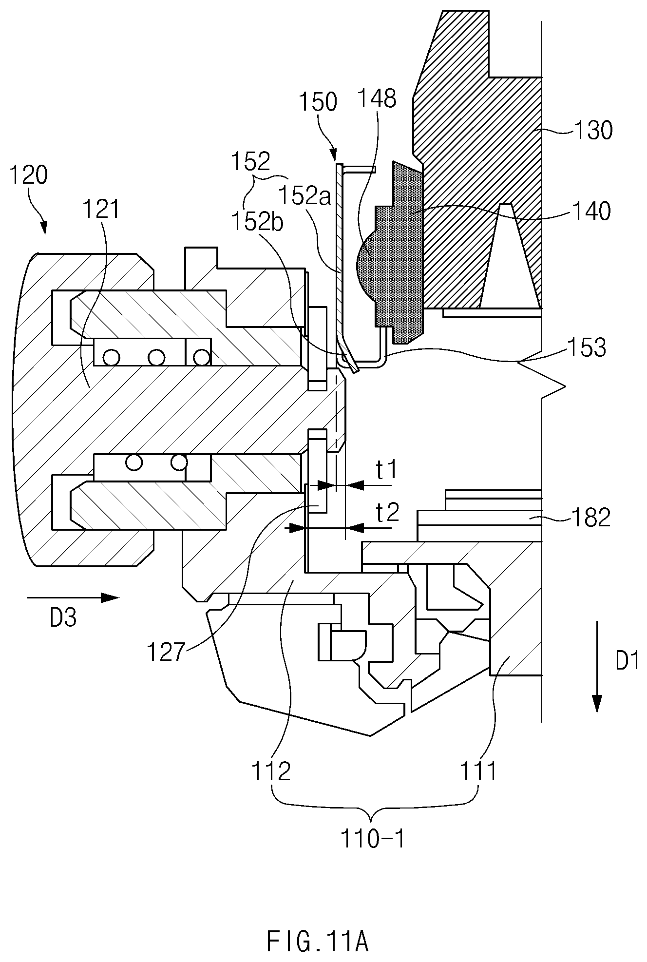 Patent US12455539 Figure 15 – Electronic device comprising electrode button