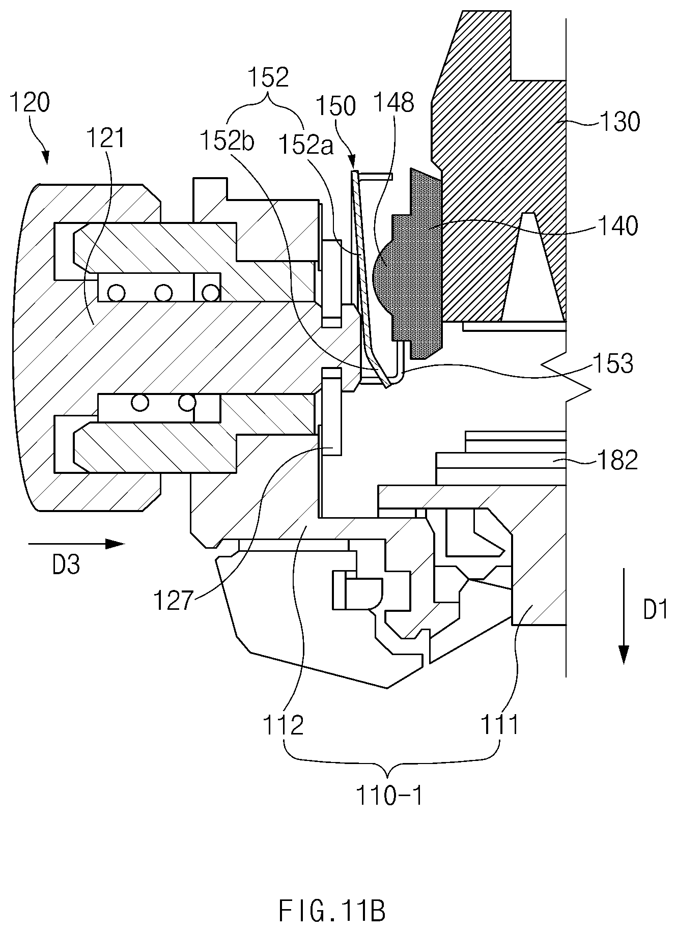 Patent US12455539 Figure 16 – Electronic device comprising electrode button