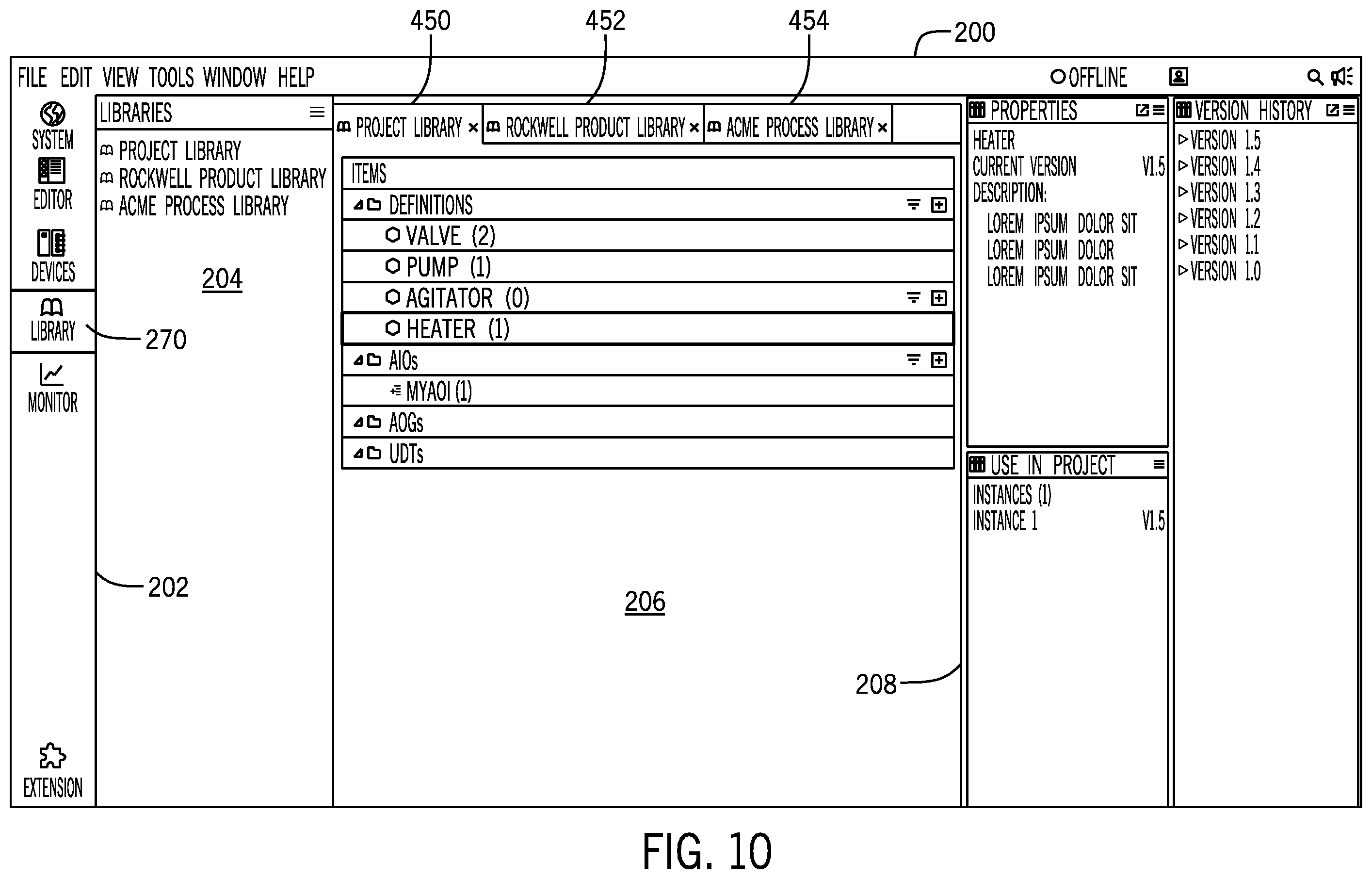 Patent US12455545 Figure 12 – System and method for smart selection and building of industrial automation control systems from industrial automation control libraries and objects
