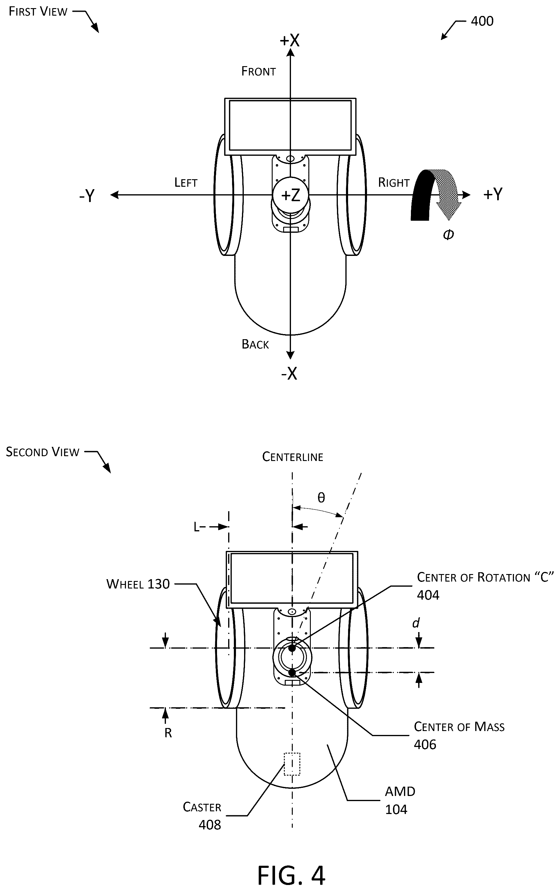 Patent US12455571 Figure 4 – System to determine collisions of an autonomous mobile device