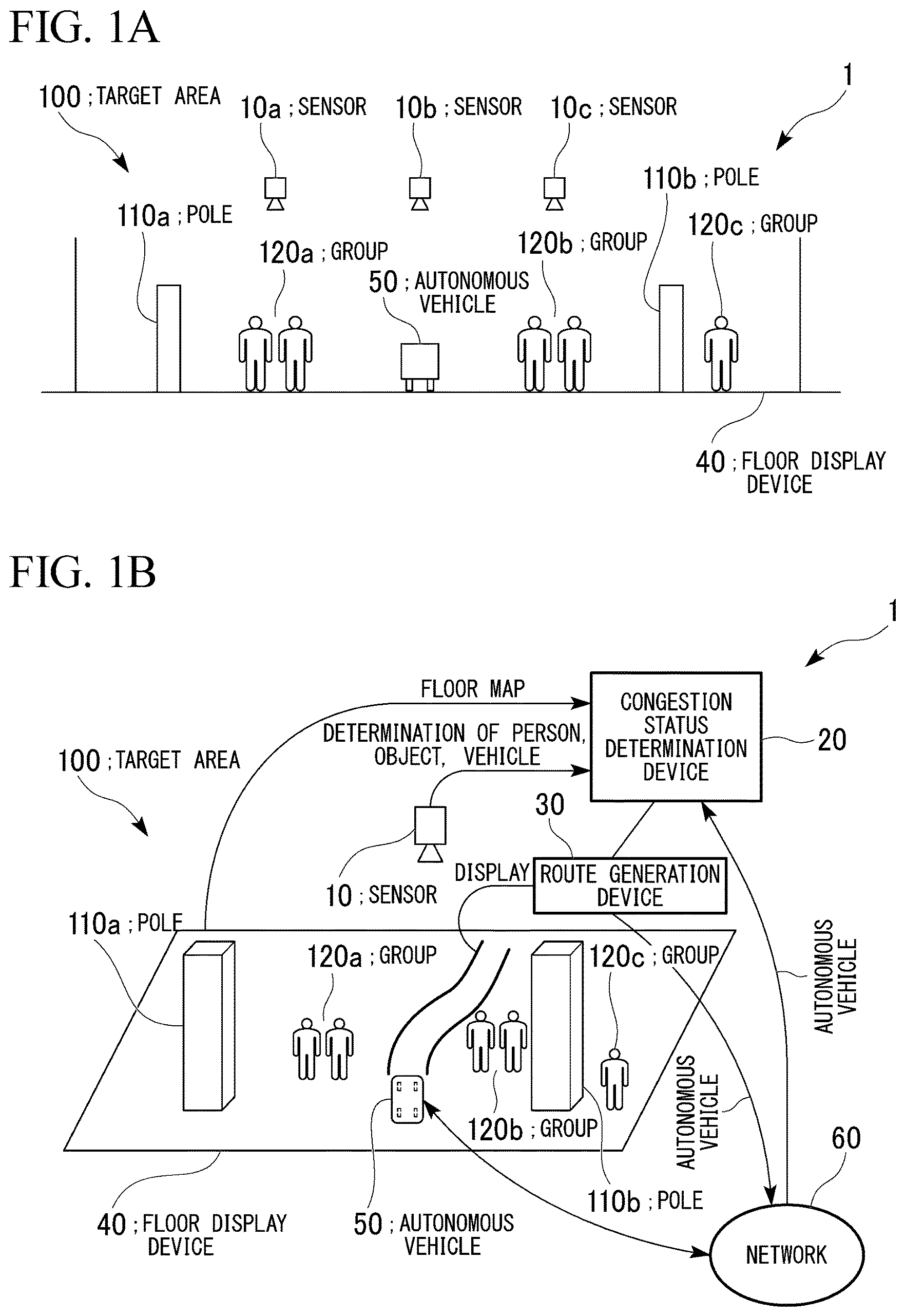 Patent US12455576 Figure 1 – Information display system and information display method