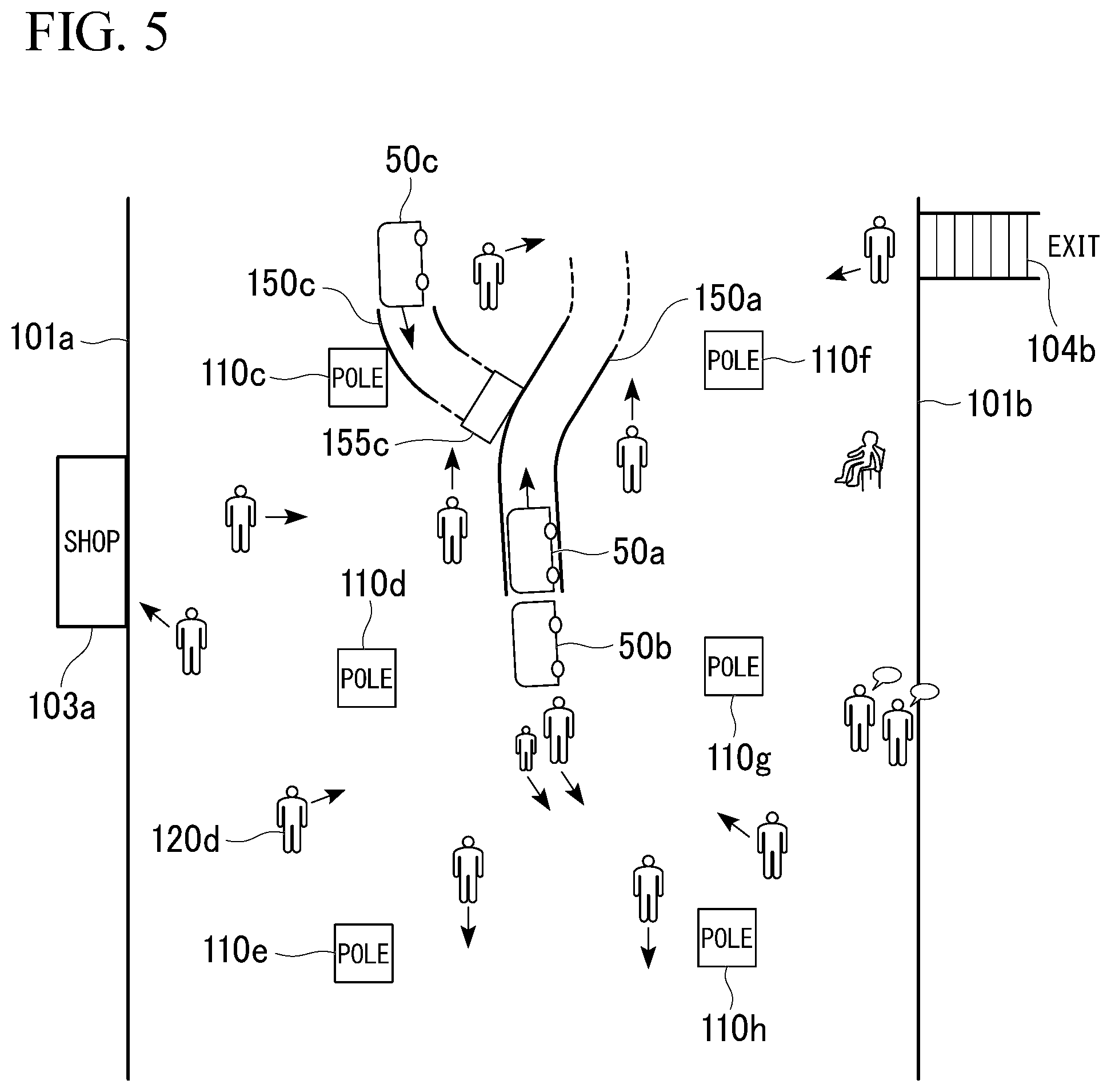 Patent US12455576 Figure 5 – Information display system and information display method