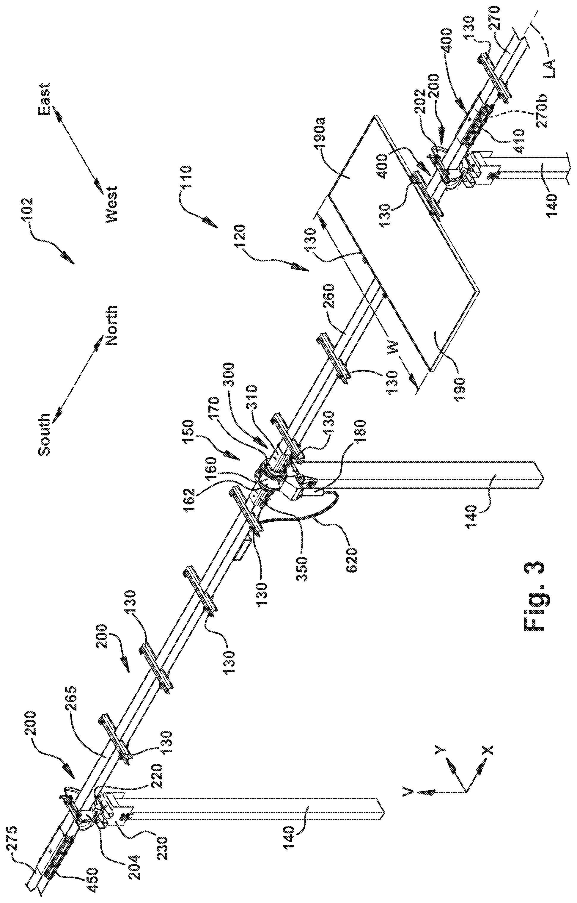 Patent US12455579 Figure 3 – Large-scale solar tracker installation control system
