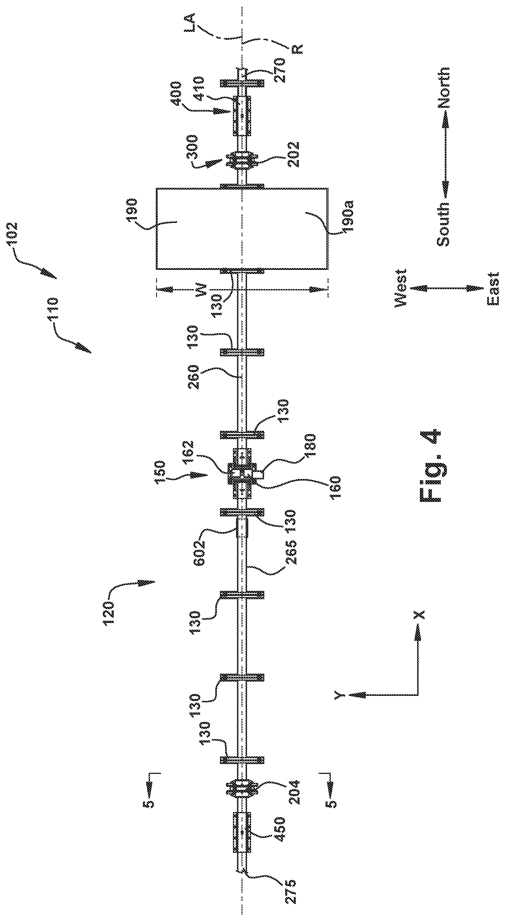 Patent US12455579 Figure 4 – Large-scale solar tracker installation control system