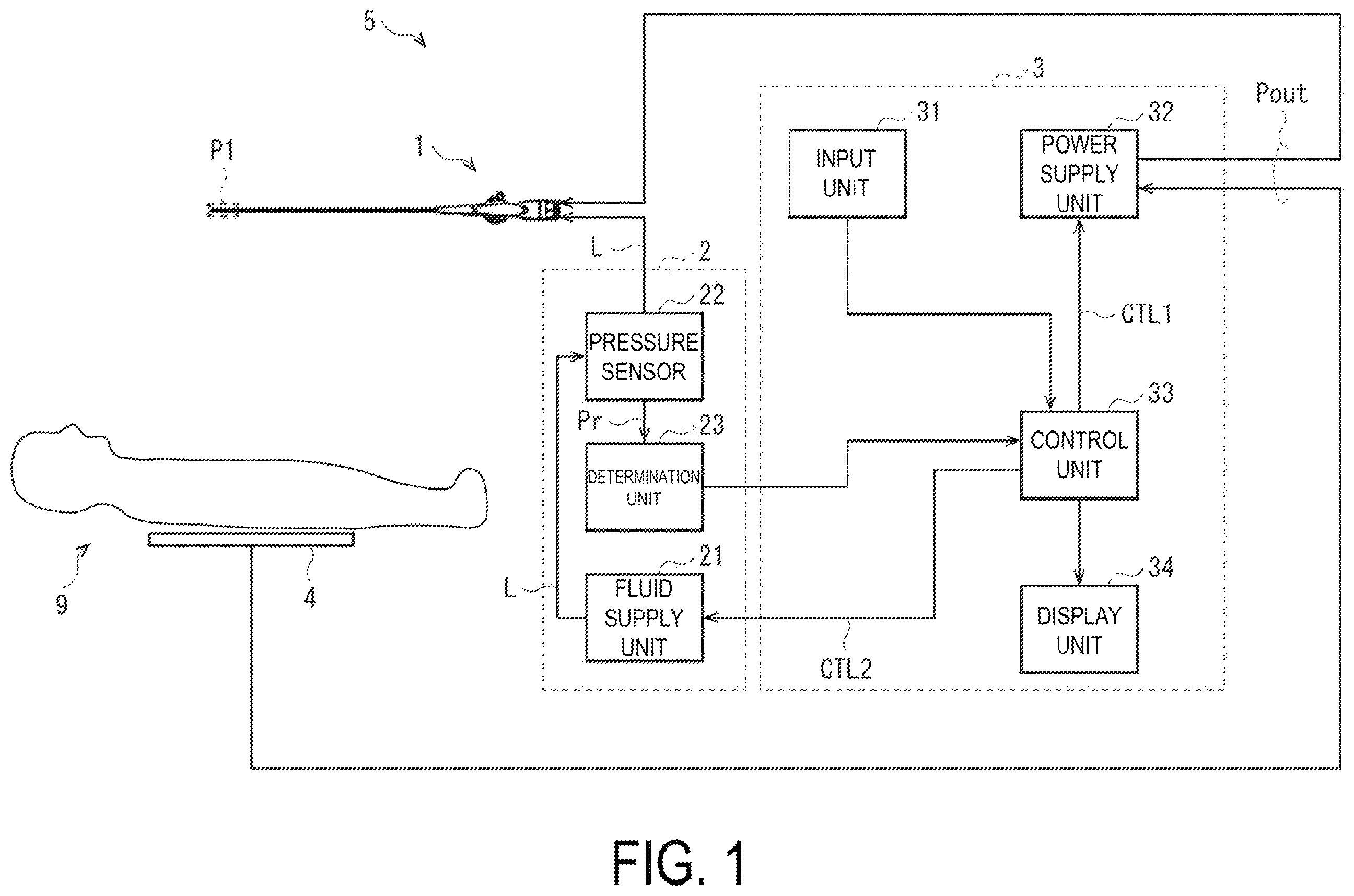 Patent US12455580 Figure 1 – Electromedical device control system and method of controlling electromedical device system