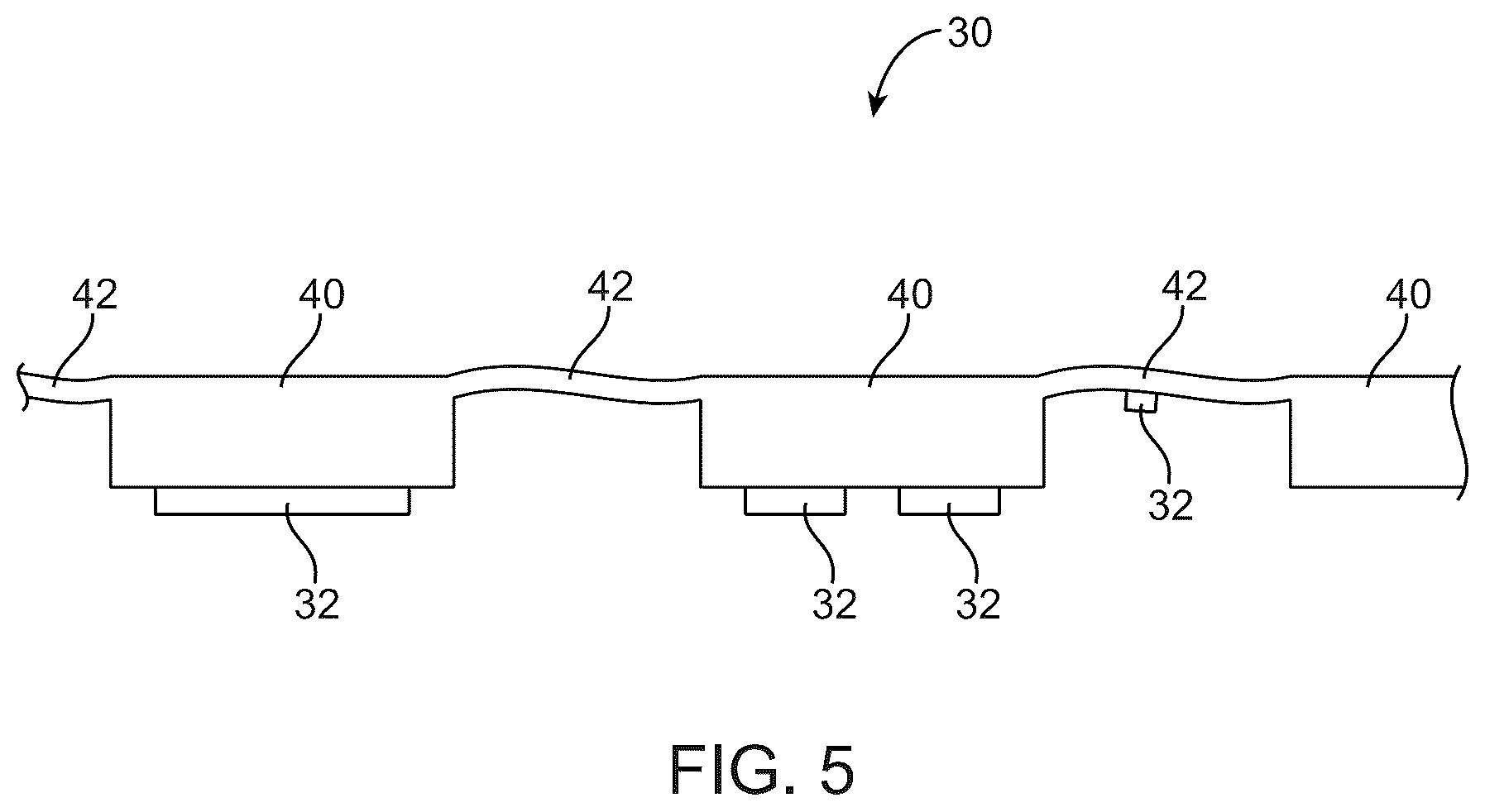 Patent US12455593 Figure 5 – Flexible electronic devices