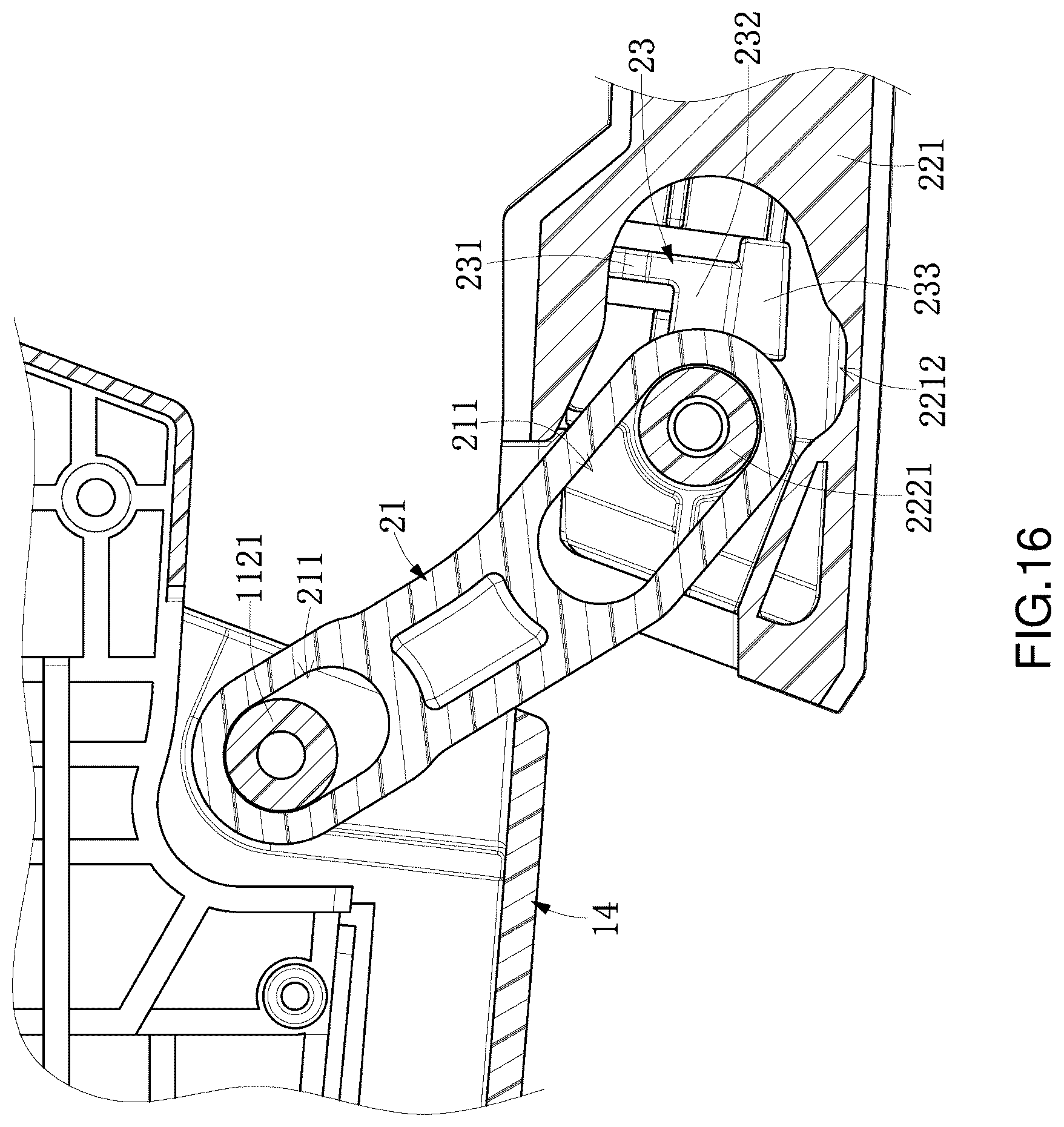 Patent US12455595 Figure 16 – Portable computer and handle