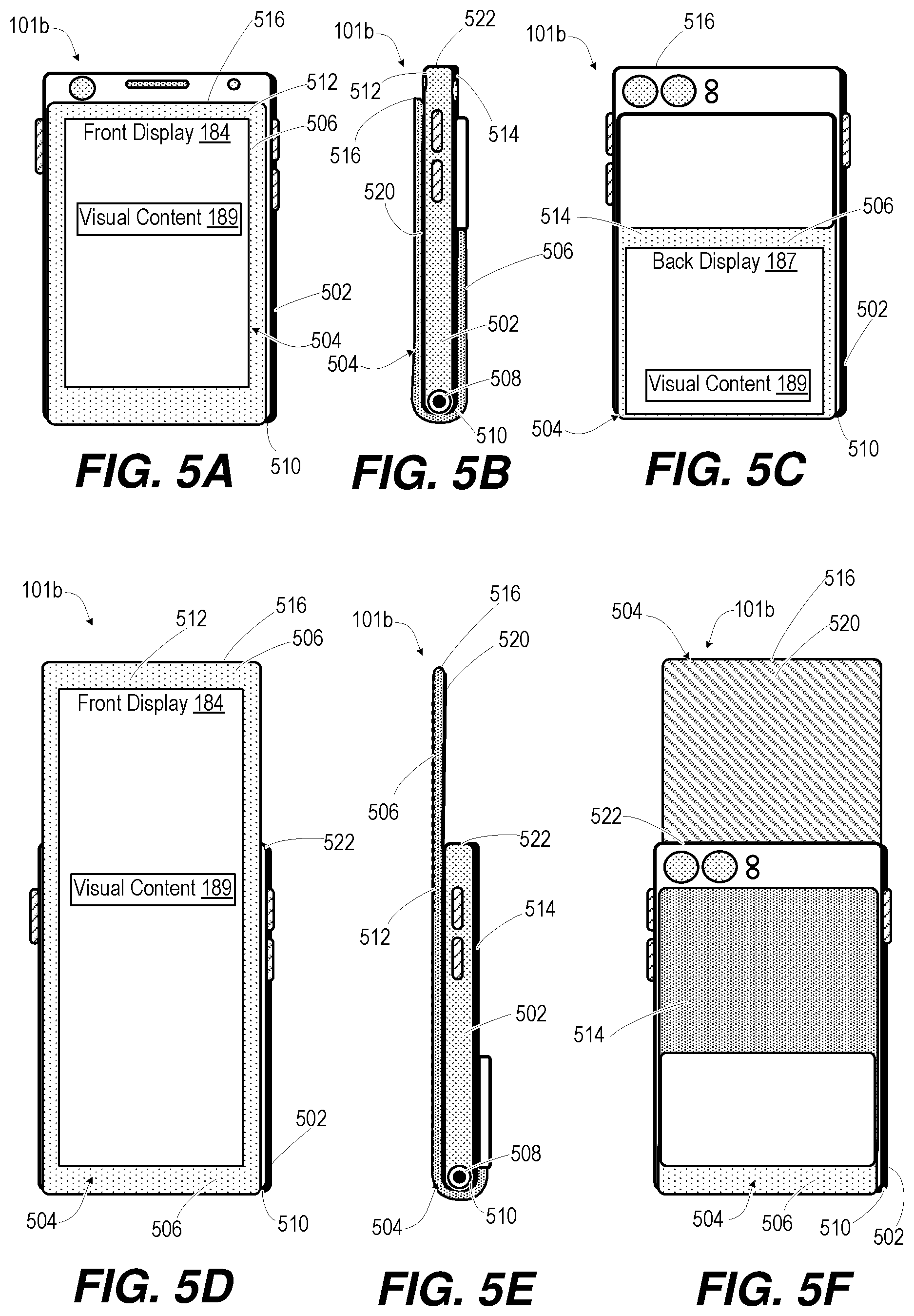 Patent US12455598 Figure 5 – Method and apparatus for screen capture and record on scrollable/rollable devices