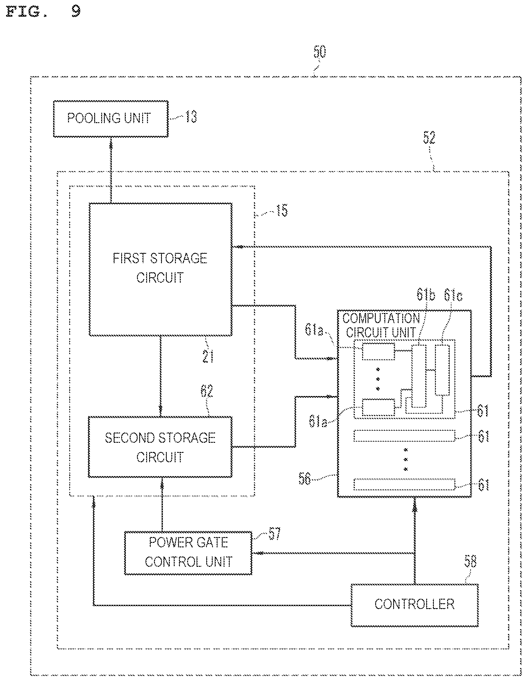 Patent US12455610 Figure 9 – Computation processing device