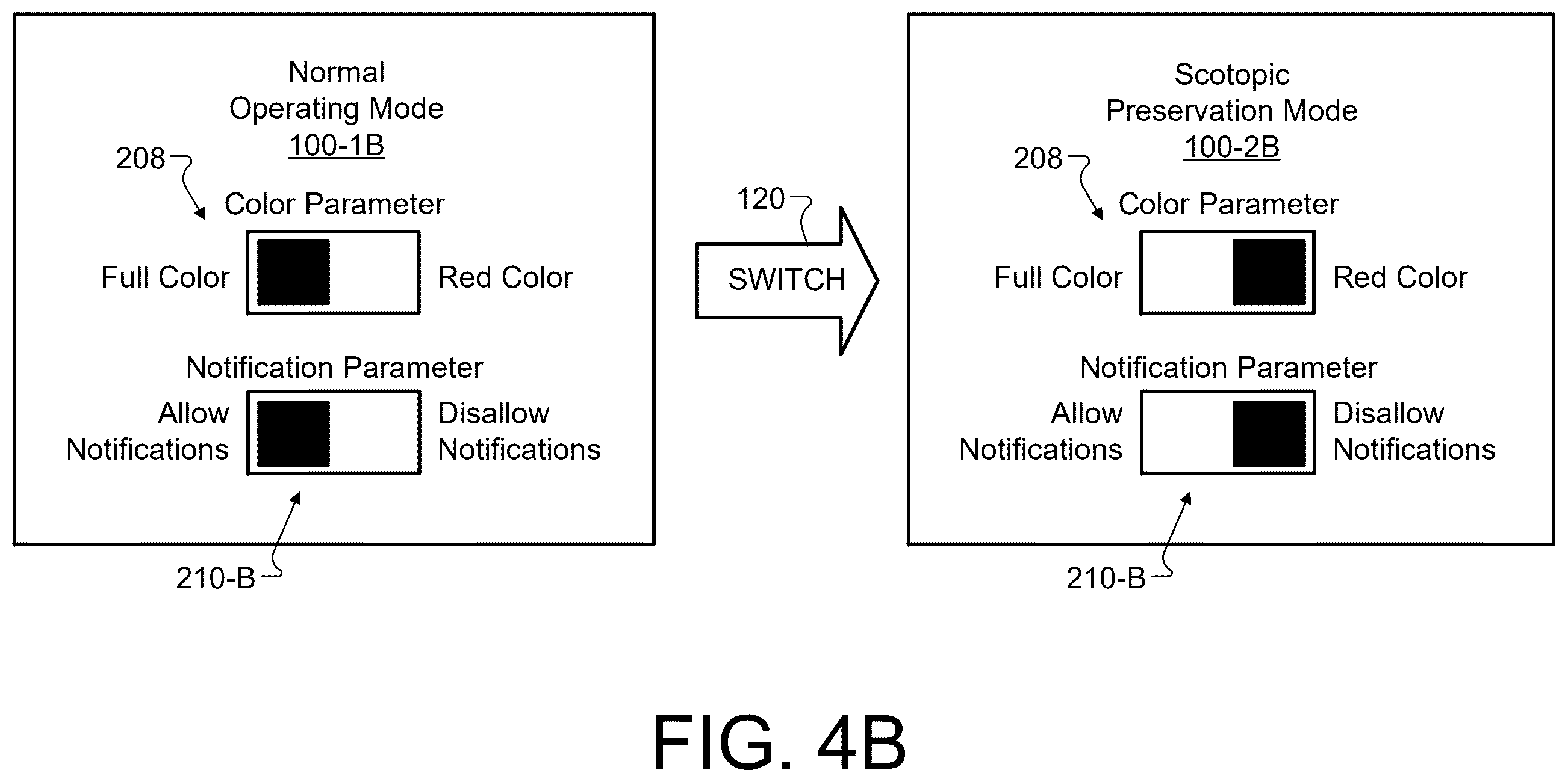 Patent US12455616 Figure 5 – Devices and methods for preserving scotopic vision for a display device user