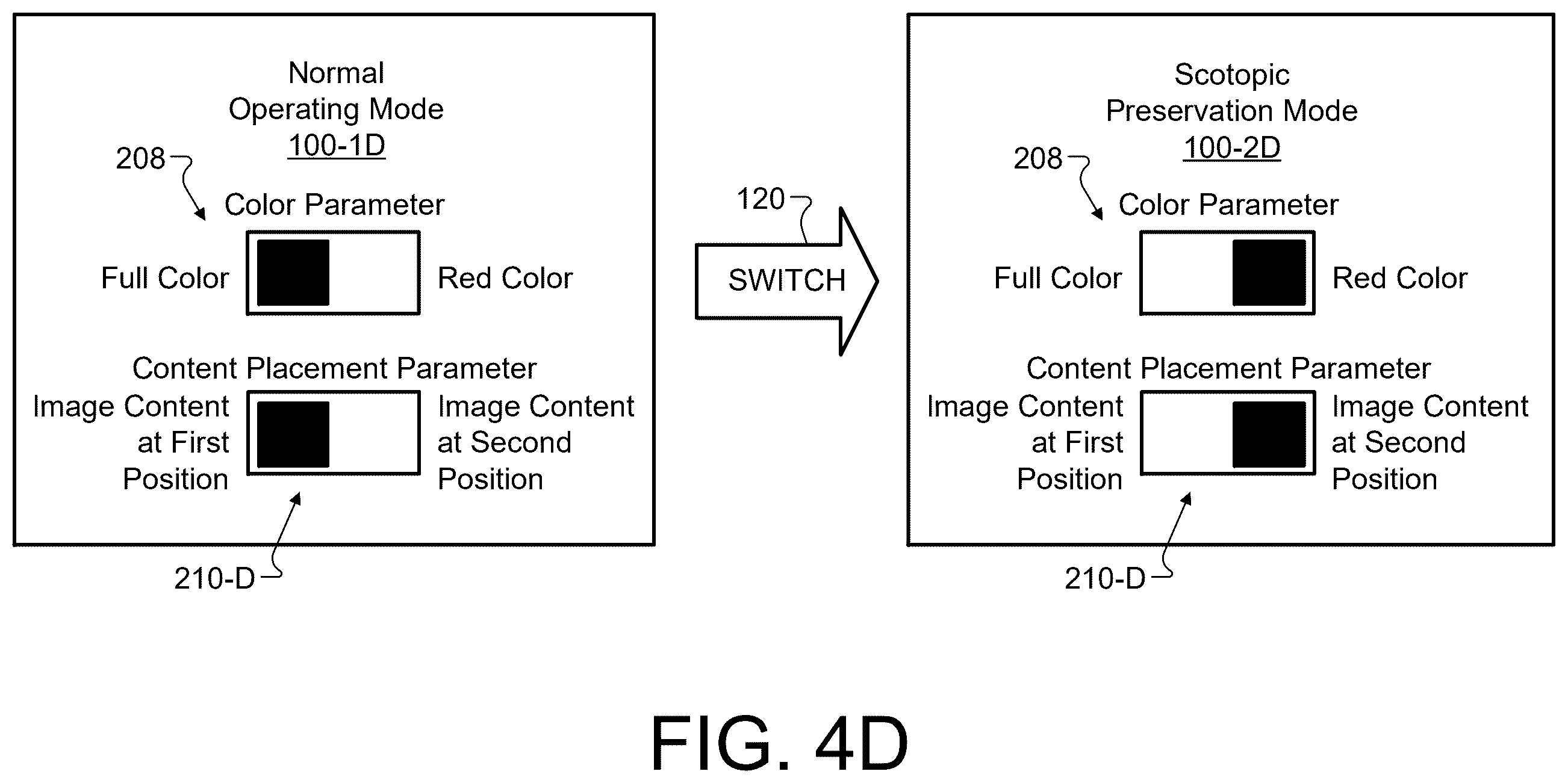 Patent US12455616 Figure 7 – Devices and methods for preserving scotopic vision for a display device user