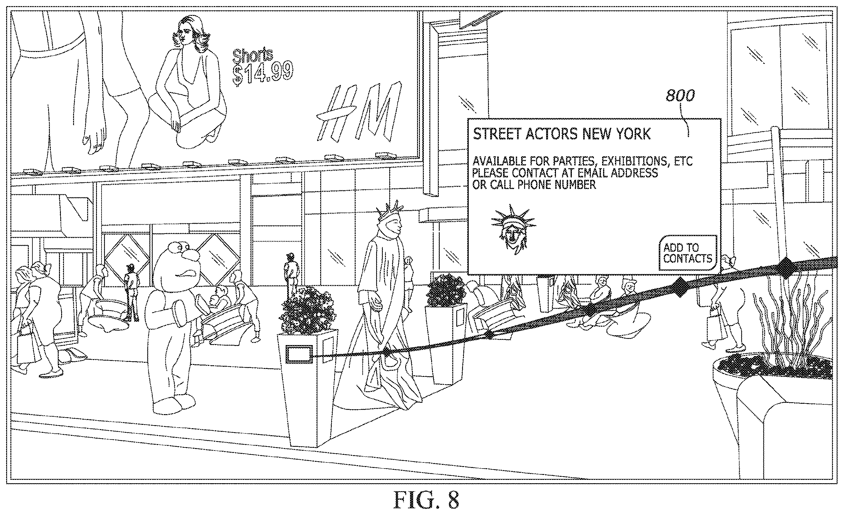 Patent US12455620 Figure 8 – Method and system for gaze-based control of mixed reality content