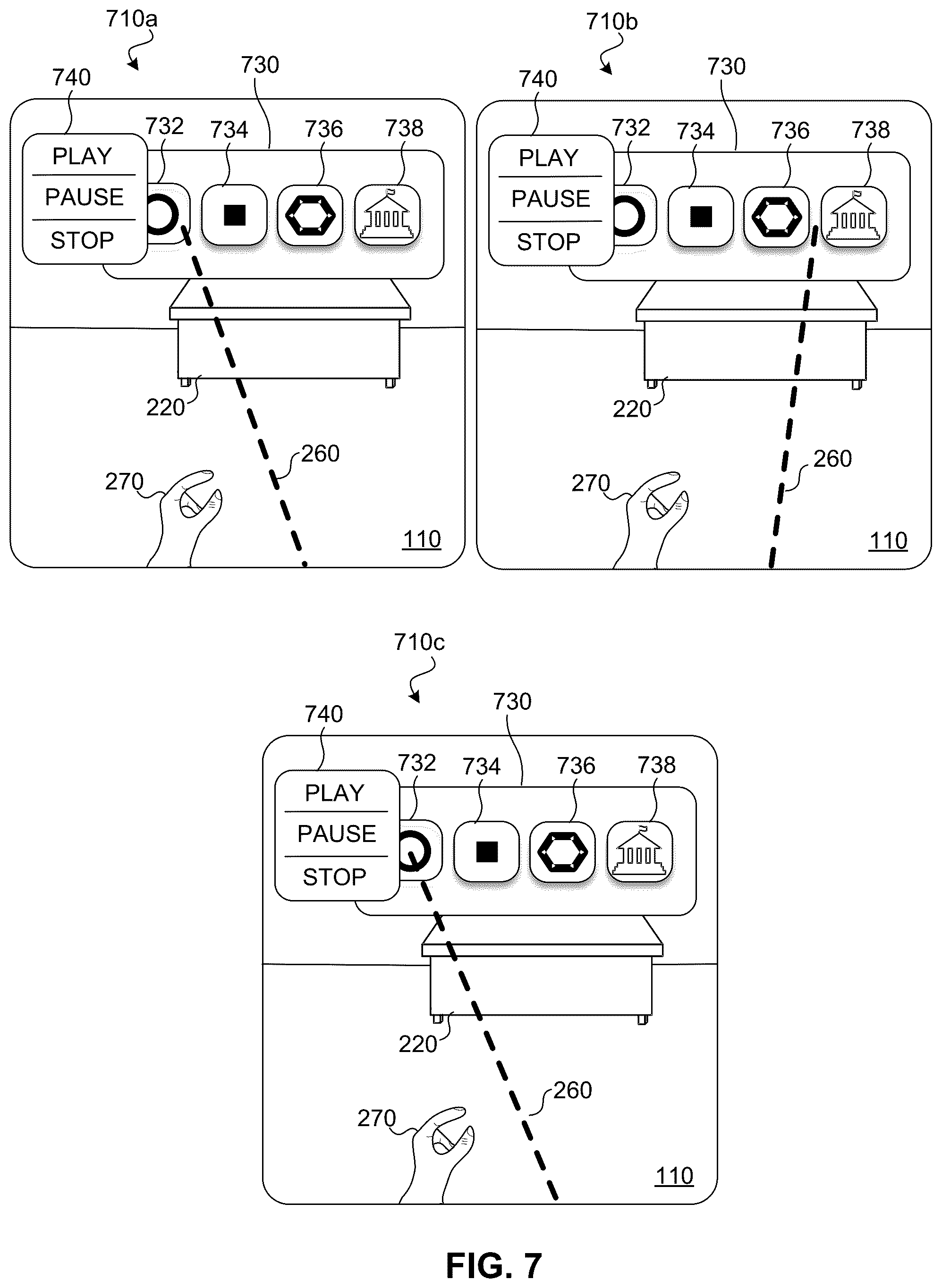 Patent US12455621 Figure 5 – Optimizations in associating user gaze with user interface elements