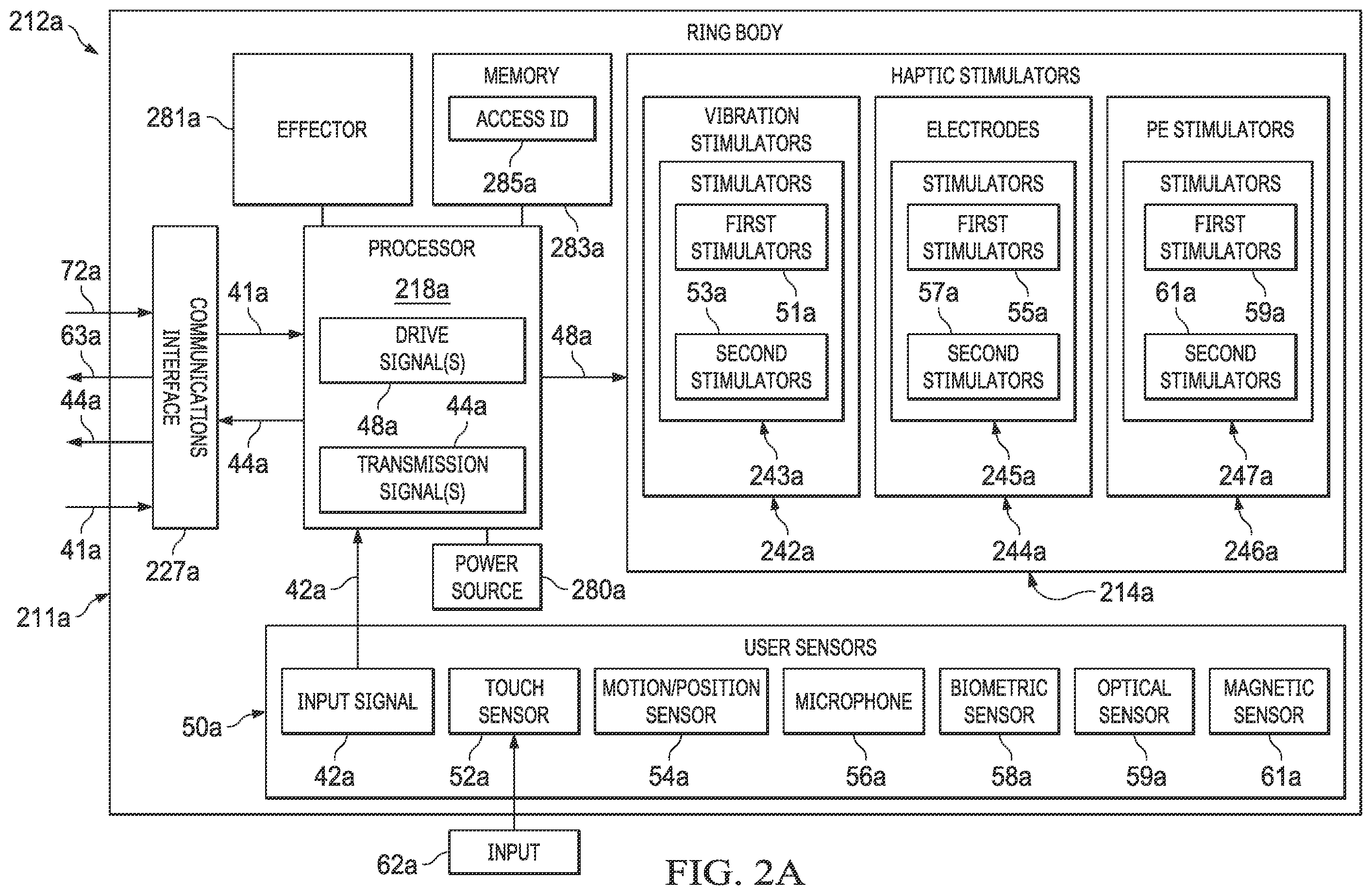 Patent US12455622 Figure 2 – Smart ring