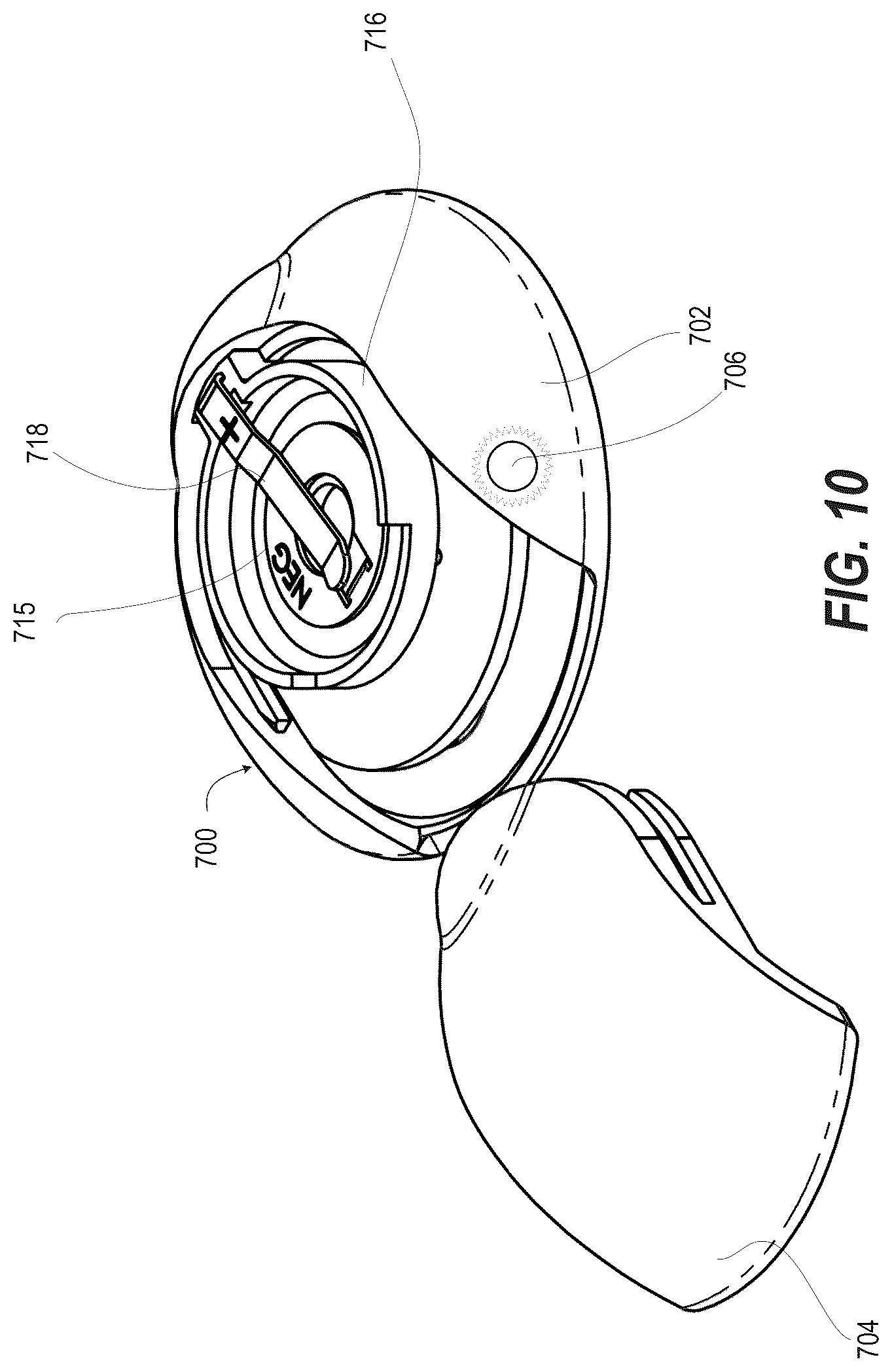 Patent US12455623 Figure 9 – Multiple switching electromyography (EMG) assistive communications device